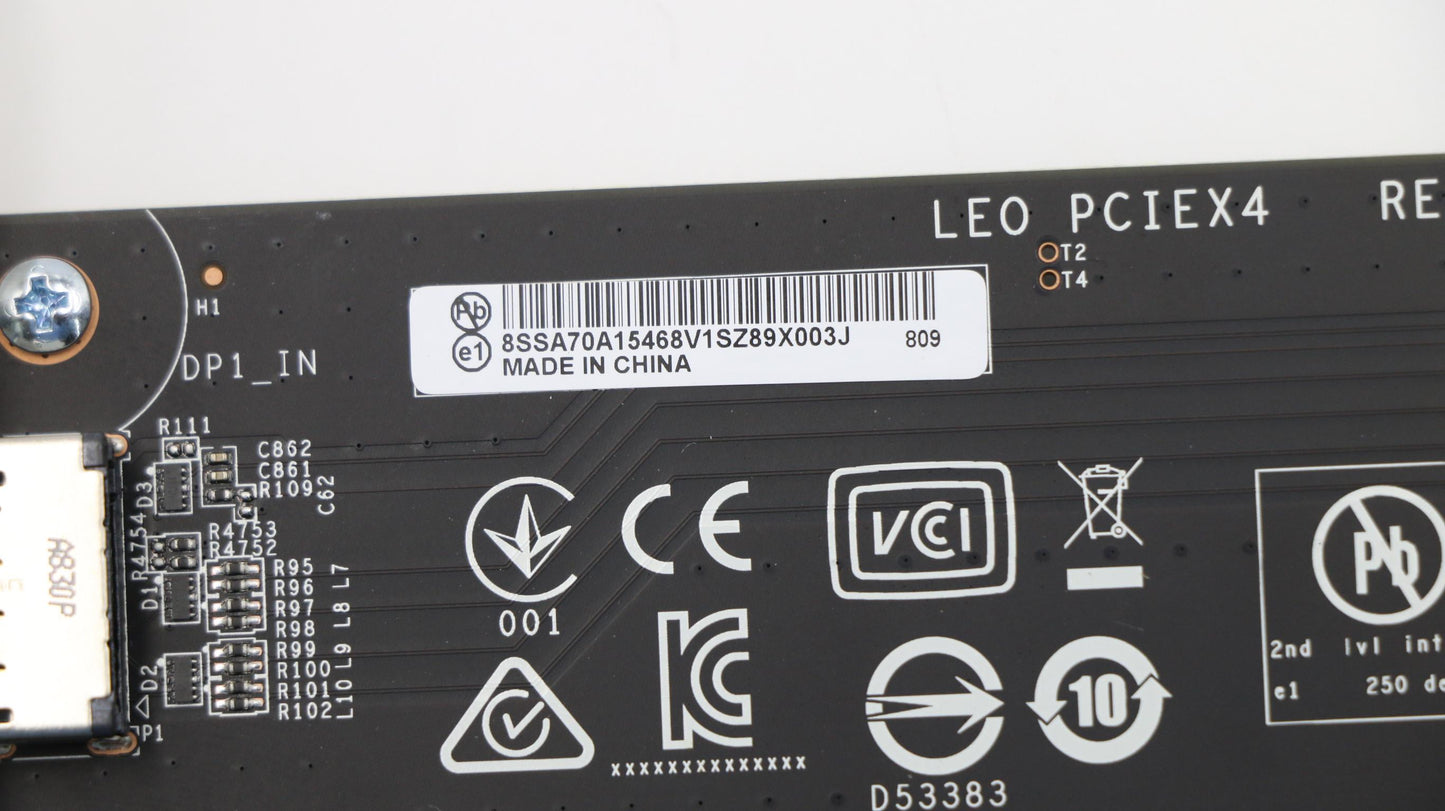 Lenovo Leo Pciex4 Board Rev1.2 Asm - 01YW003