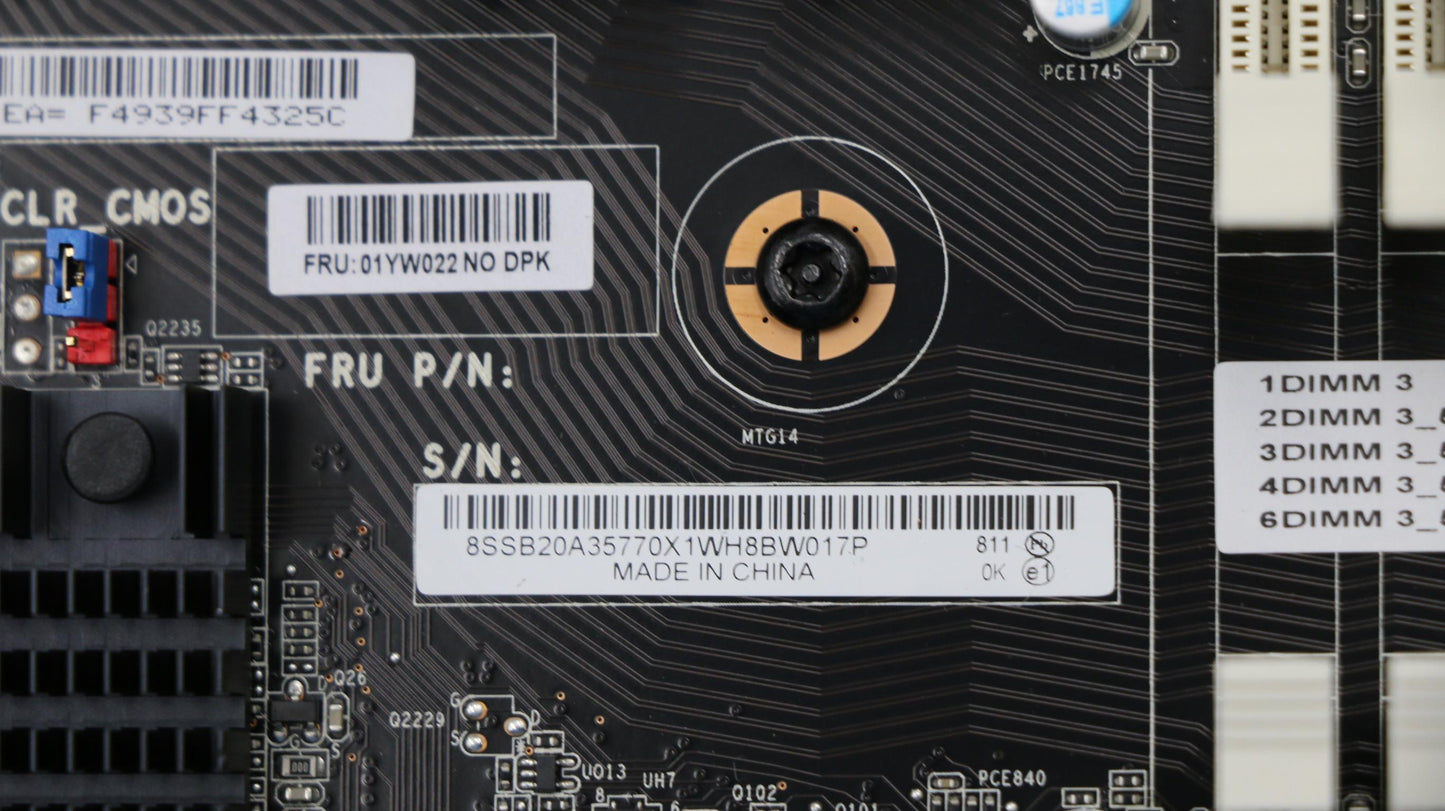 Lenovo Magic Mb Intel Lga-3647 No Dpk - 01YW022