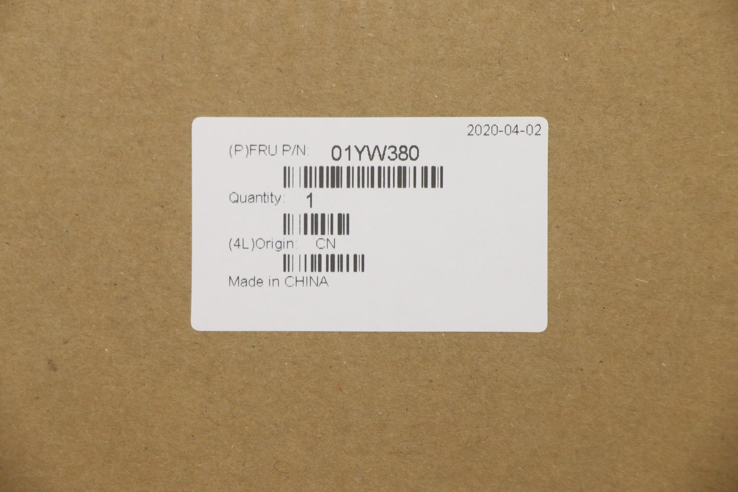Lenovo Cable Fru 200Mm 1 Port Rear U2 - 01YW380