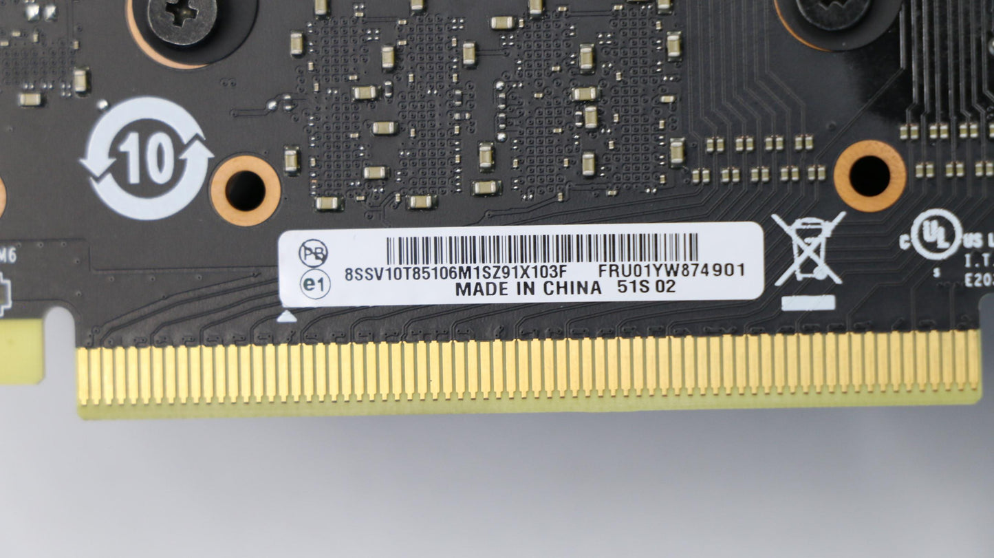 Lenovo (01YW874) MSI GTX 1660 Ti Video Card, 6GB, DP/H/DVI