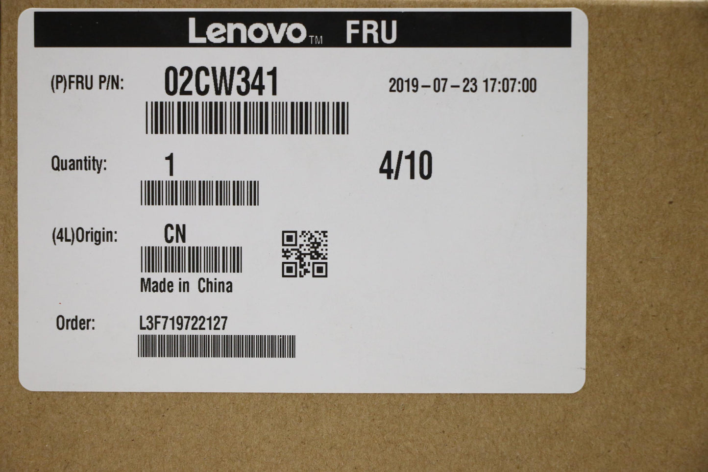 Lenovo M625 Tiny Fanless Heatsink 6W - 02CW341