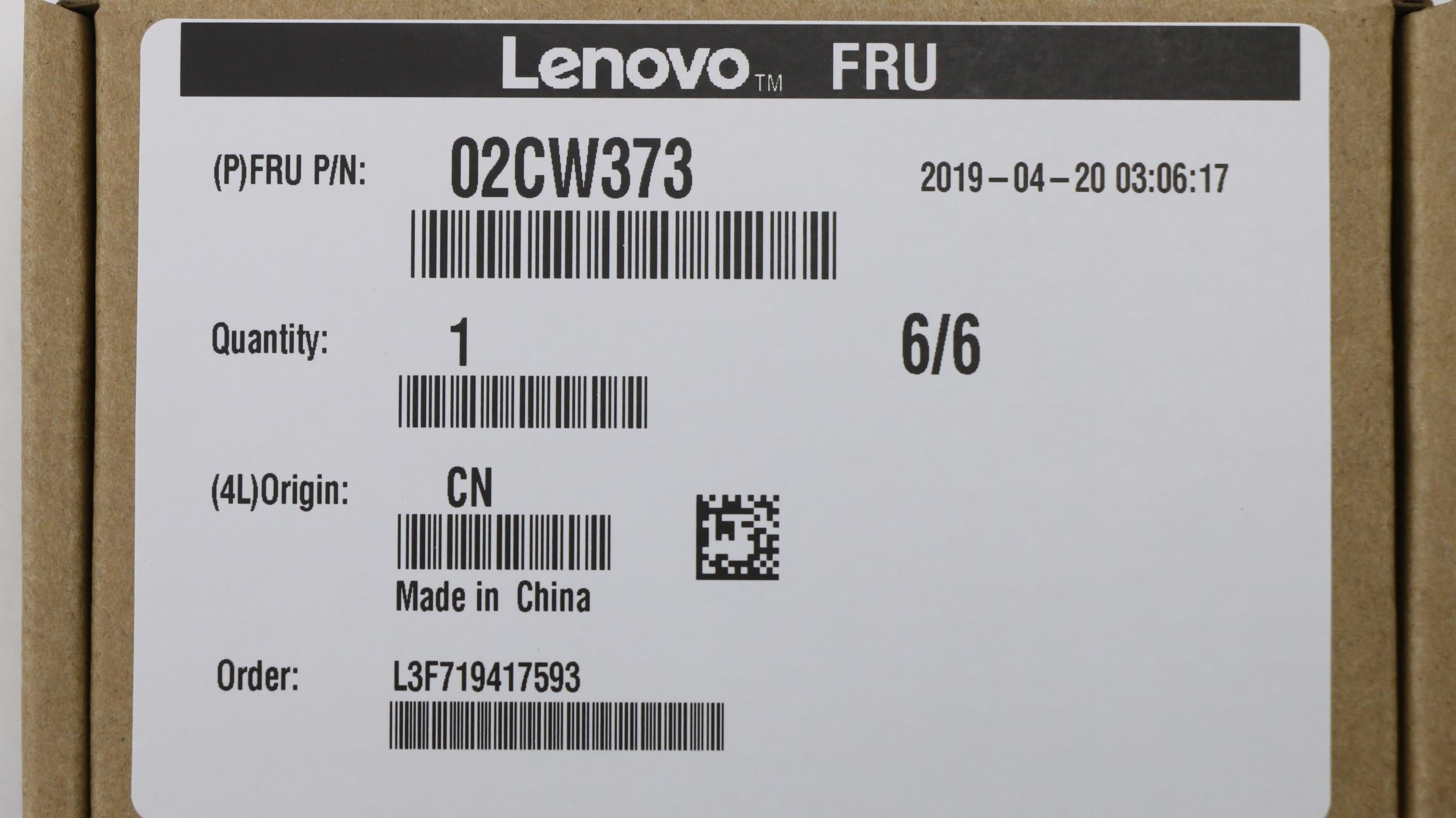 Lenovo Heatsink M.2 Ssd Passive Heats - 02CW373– LenovoPart