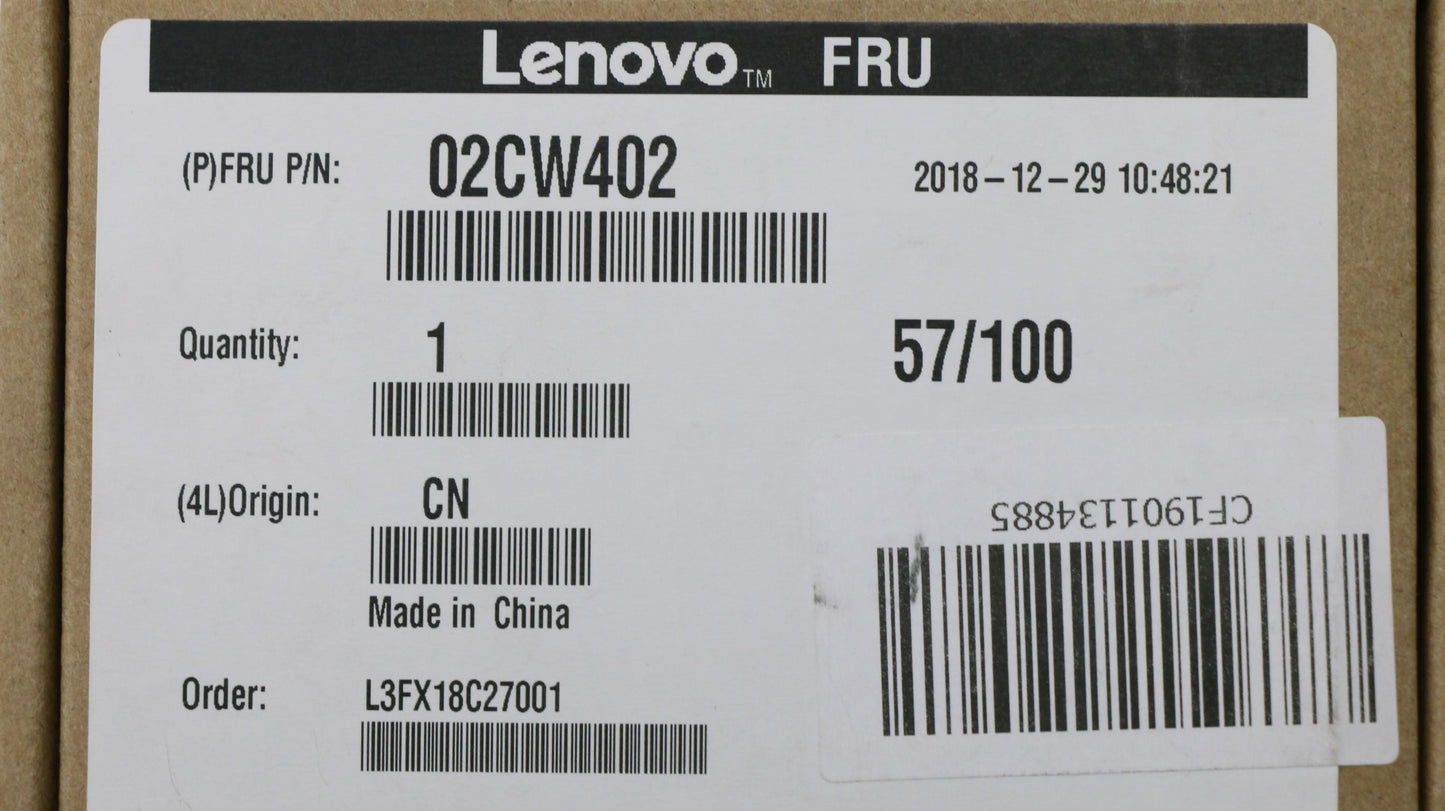 Lenovo Sd Blocker,Big Sur - 02CW402