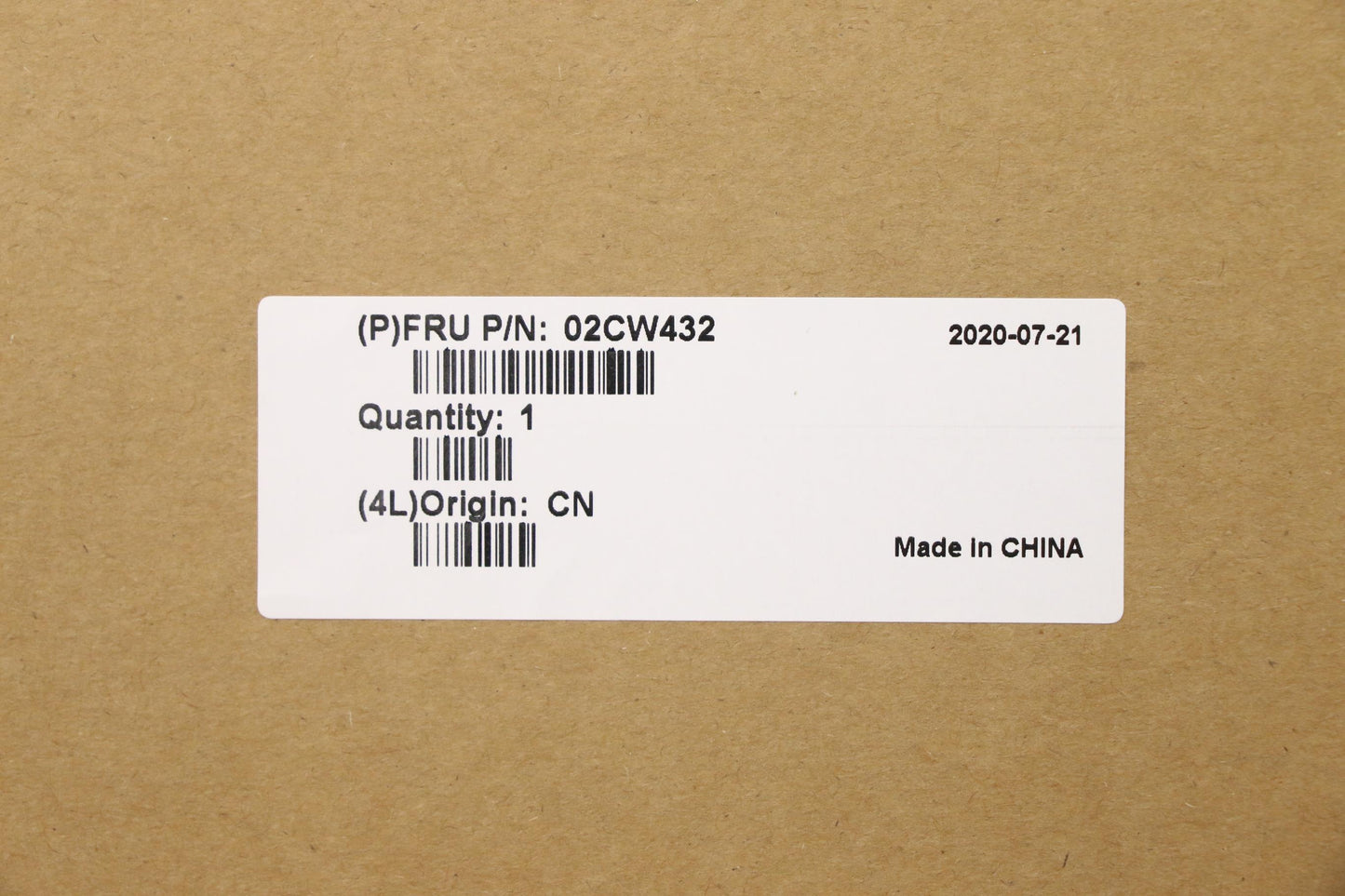Lenovo Wall Front+Side R+Side L - 02CW432
