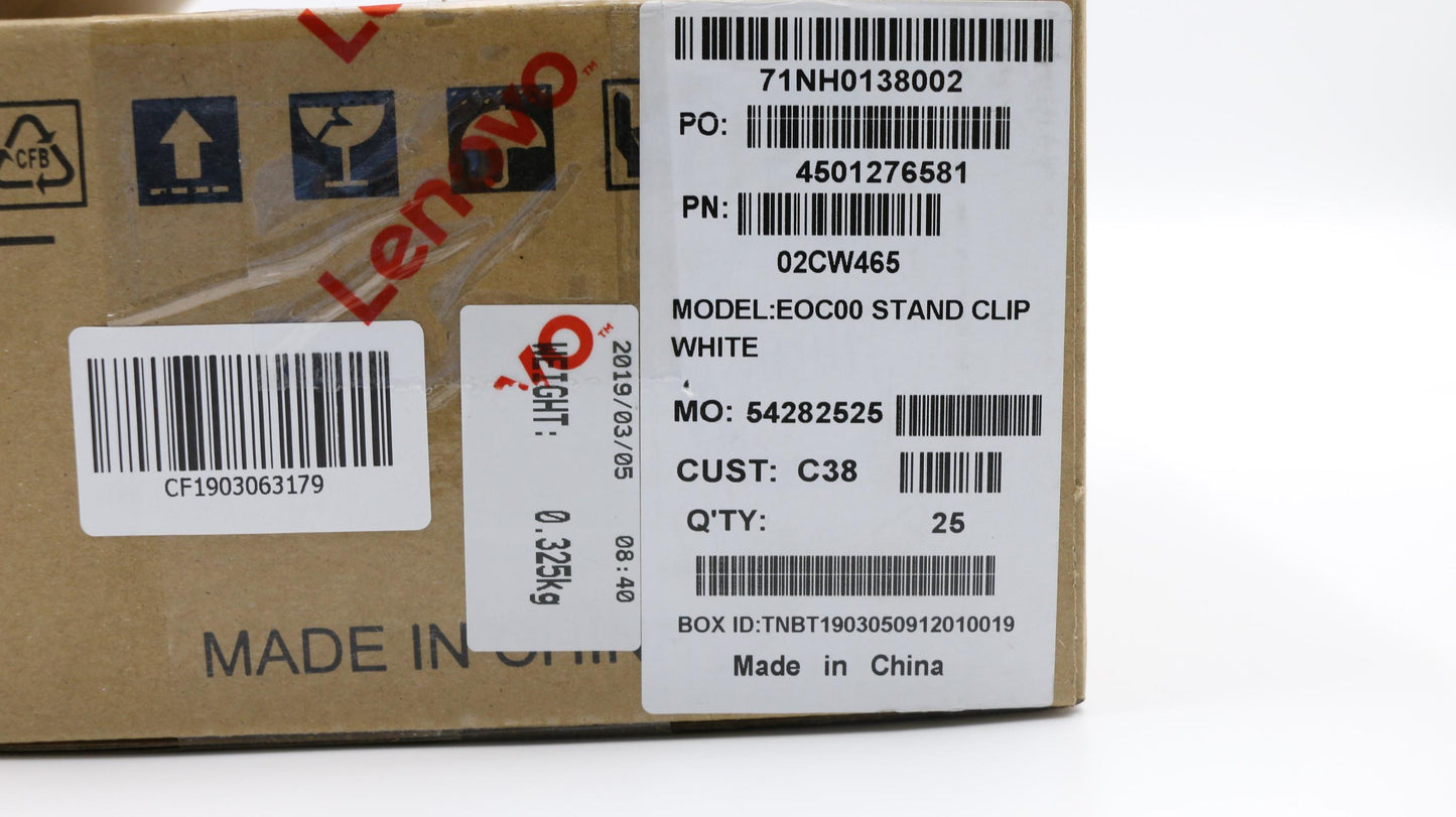 Lenovo Stand Clip White - 02CW465