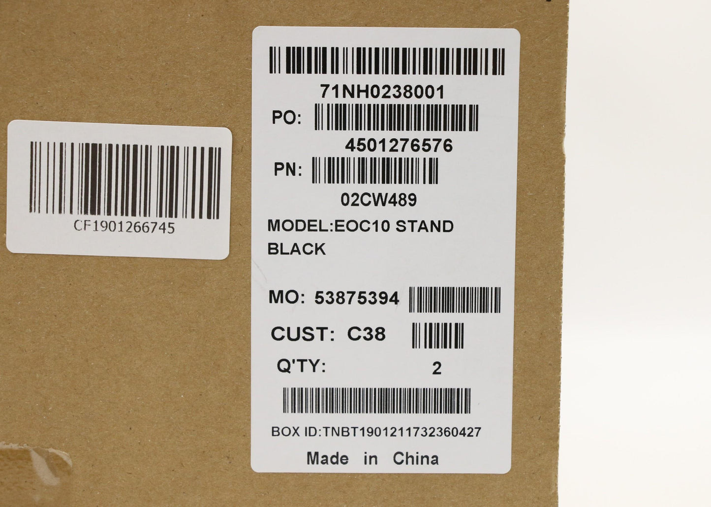 Lenovo Stand Black - 02CW489