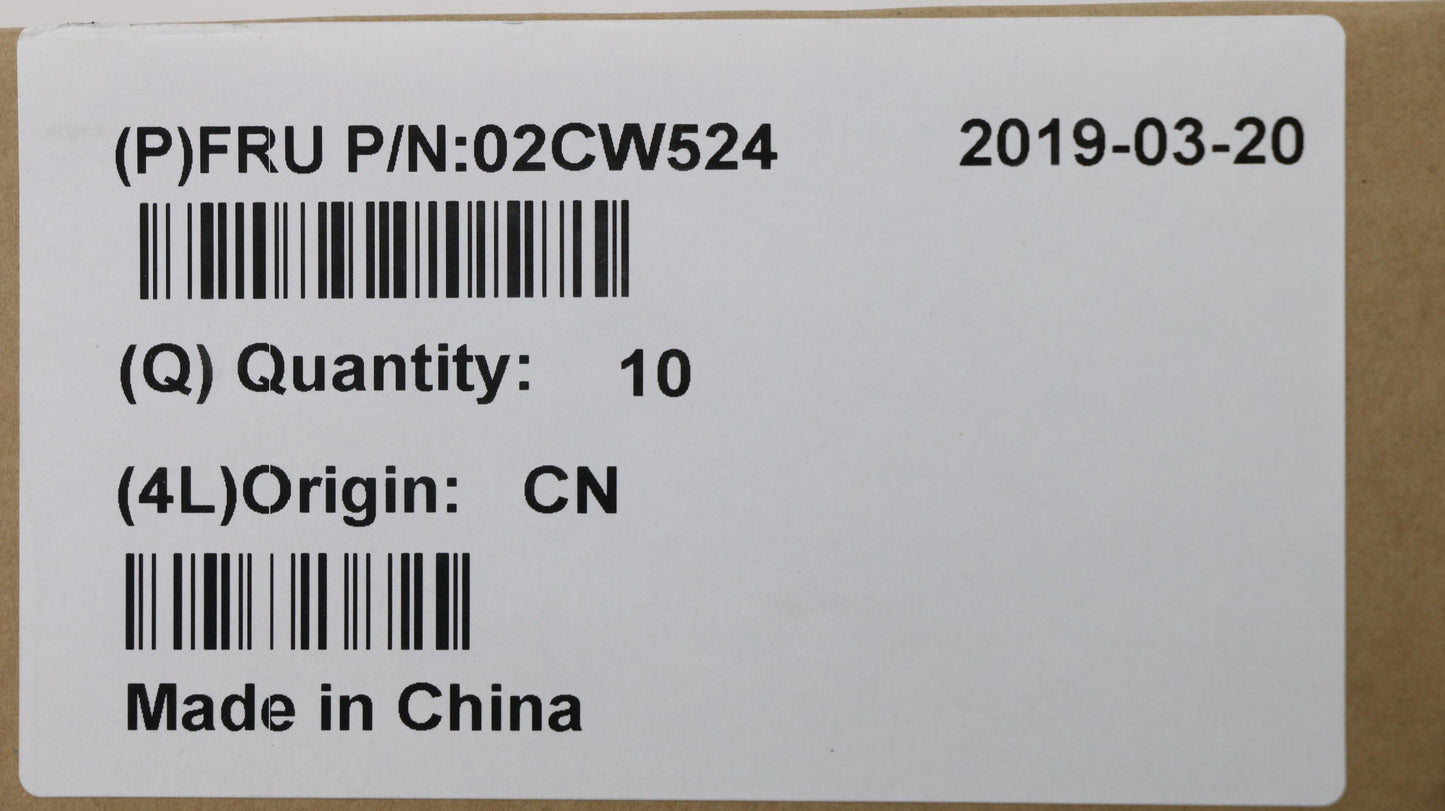 Lenovo Front Bezel Black - 02CW524