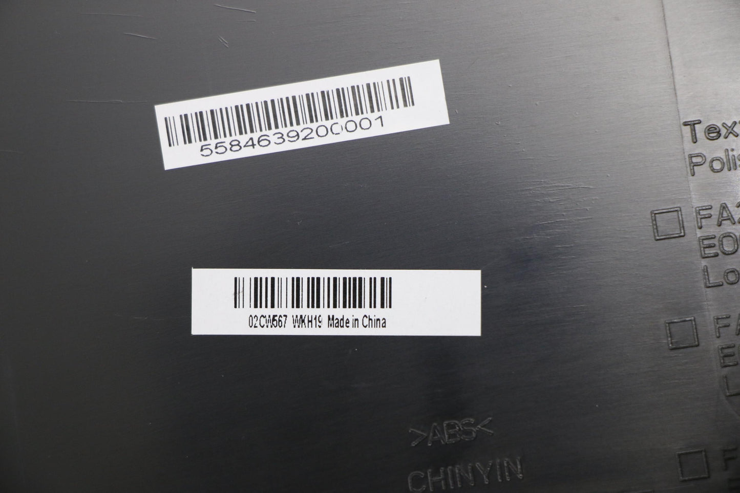 Lenovo Main Body Sub W/Odd Black - 02CW567