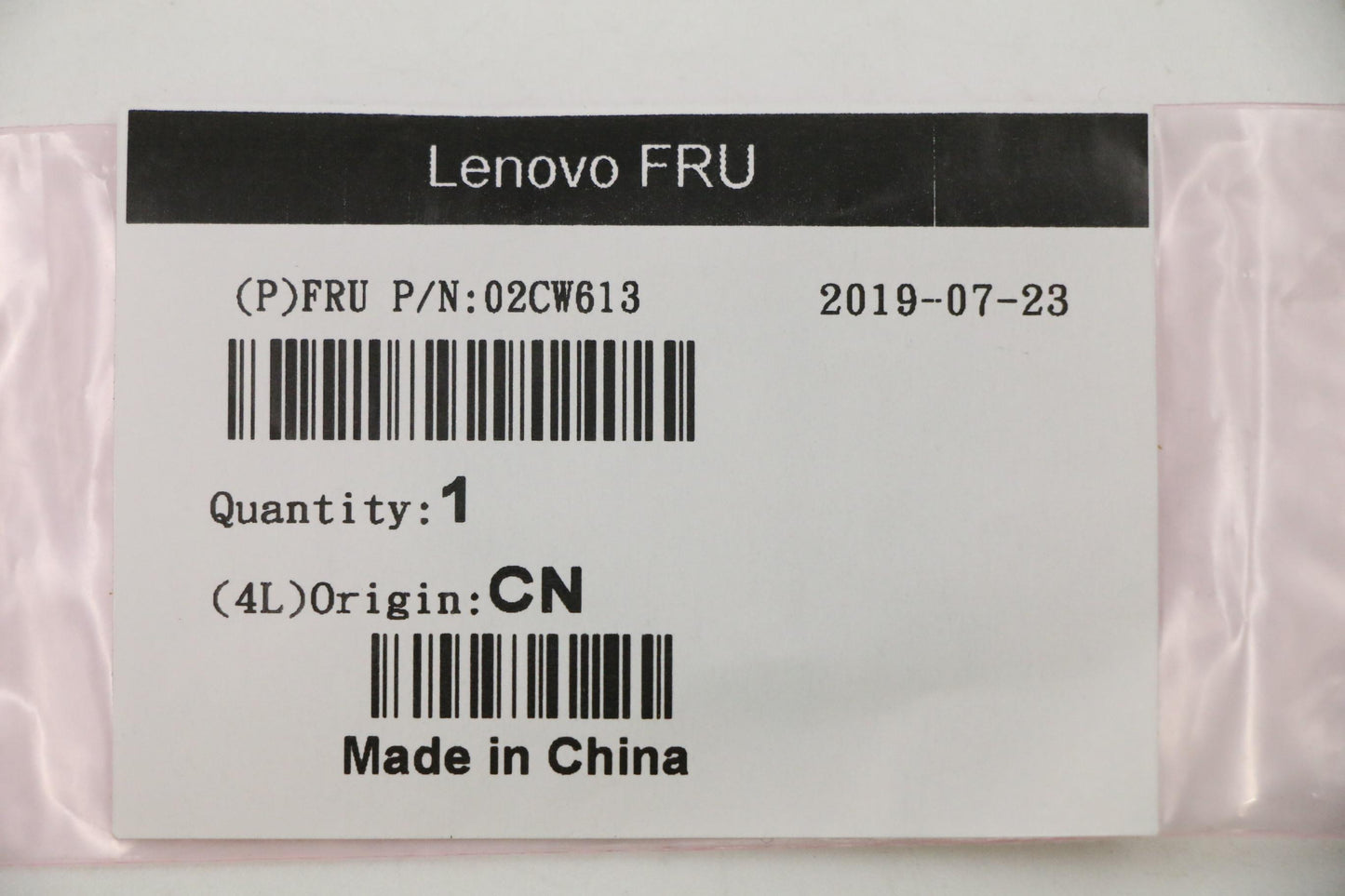 Lenovo Avc M2Ssd 2280 Pad 2.5Mm Ma500 - 02CW613