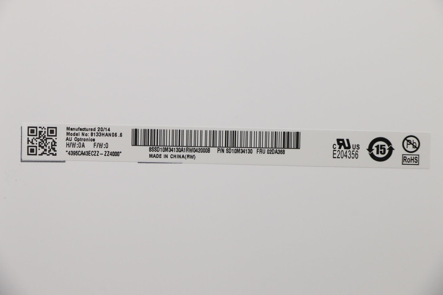 Lenovo Auo 13.3 Fhd Ips 250Nit - 02DA368