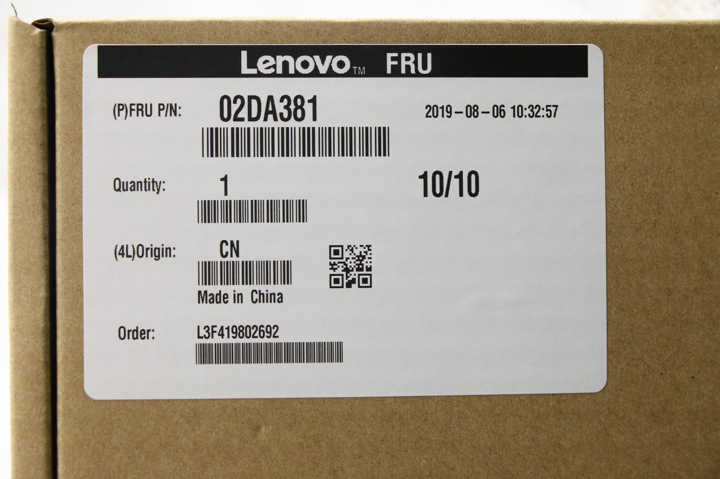 Lenovo (02DA381) Display, 14", FHD, Anti-Glare, IPS, 250 nit