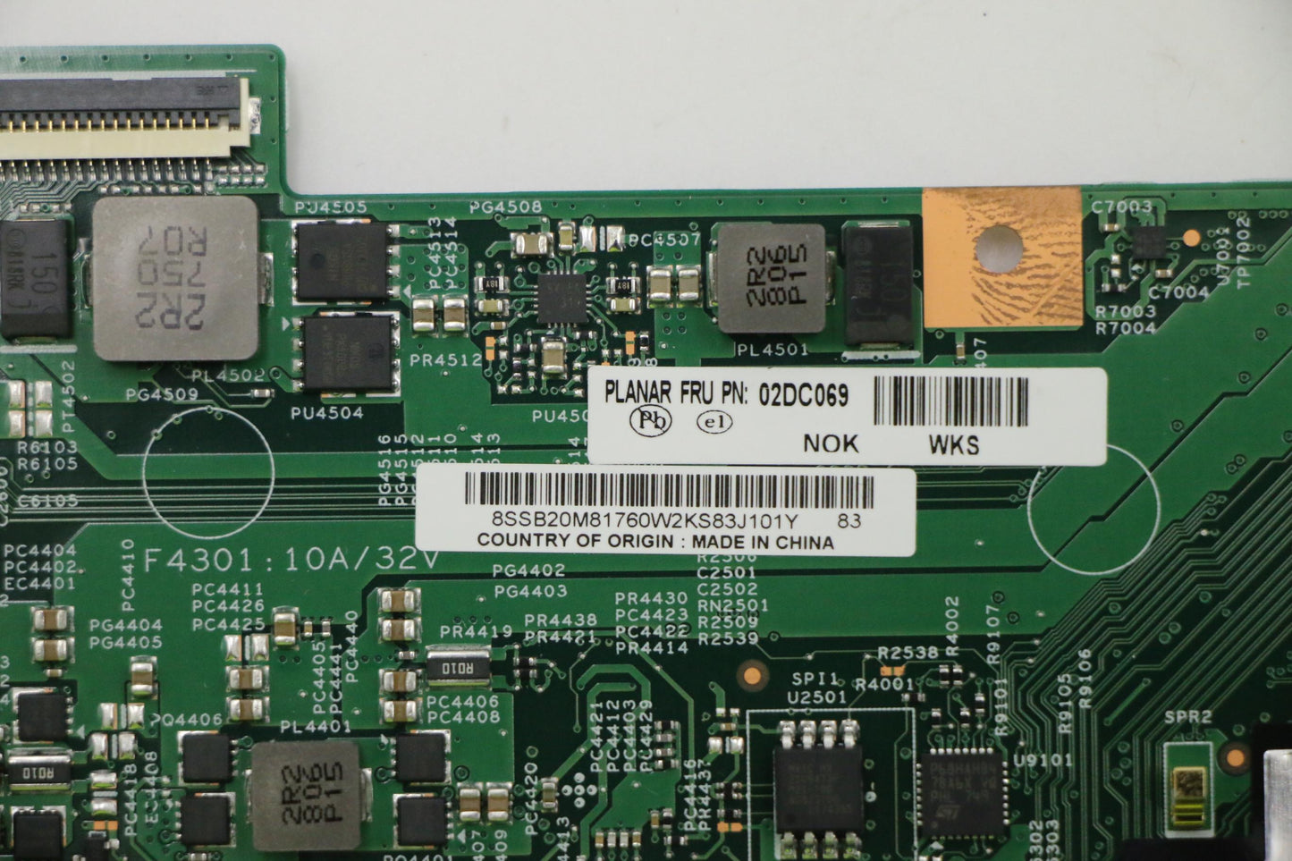 Lenovo 02DC069 Mb N4100 4G Dr4 128G Emyg Nv N