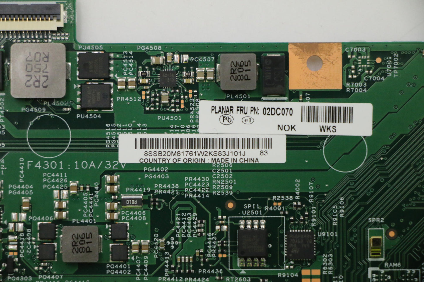 Lenovo 02DC070 Mb N4100 4G Dr4 128G Emcs Nv N