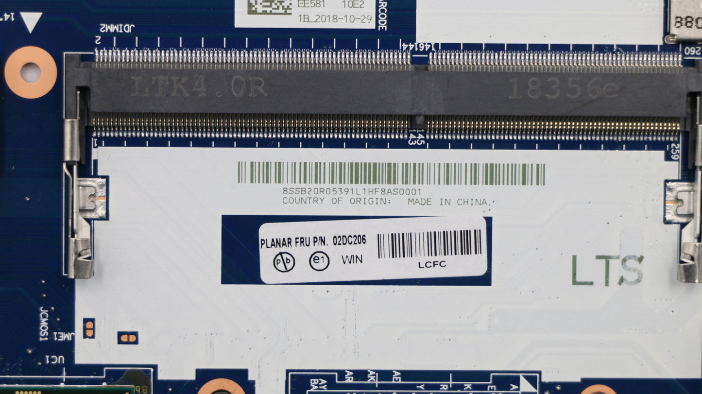 Lenovo System Board Planar Motherboar - 02DC206
