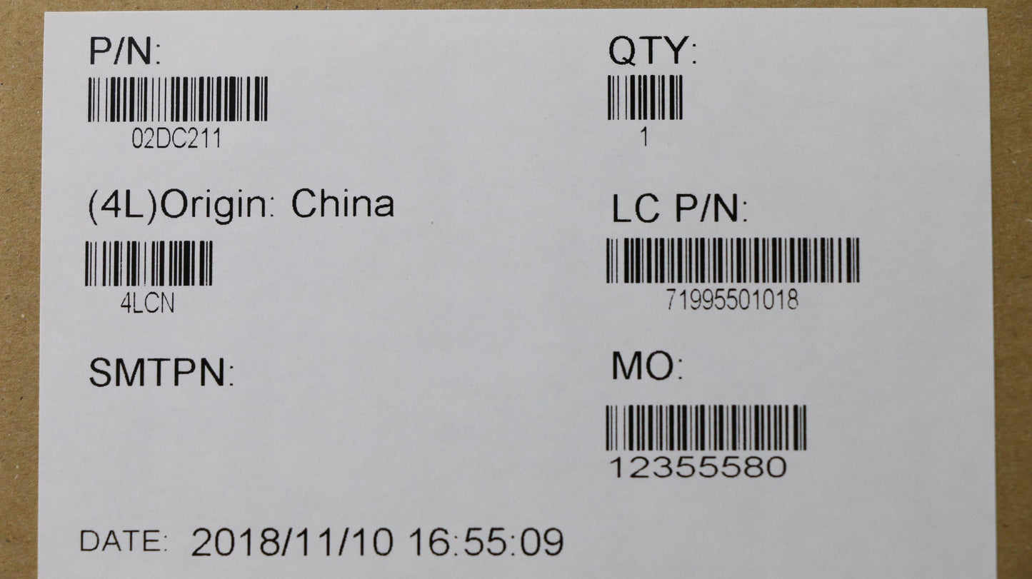 Lenovo System Board Planar Motherboar - 02DC211