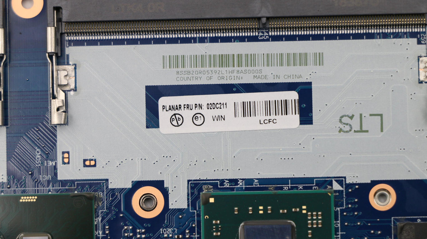 Lenovo System Board Planar Motherboar - 02DC211