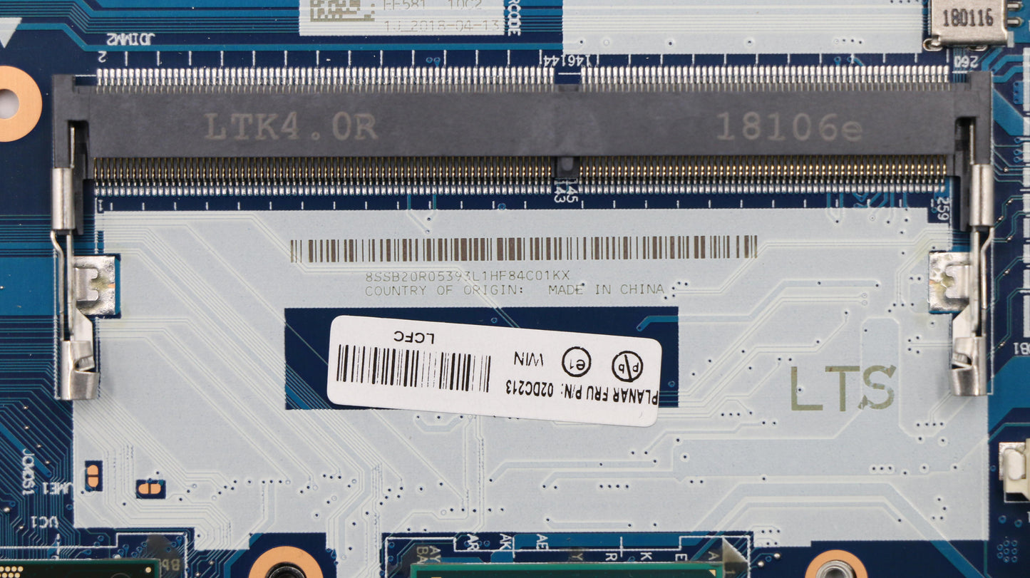 Lenovo System Board Planar Motherboar - 02DC213