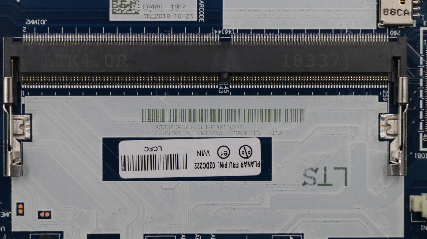 Lenovo System Board Planar Motherboar - 02DC222