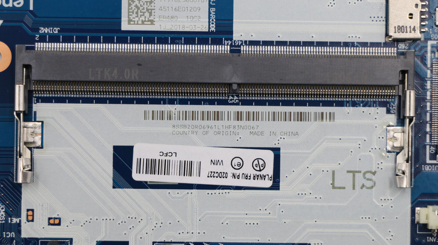 Lenovo System Board Planar Motherboar - 02DC227