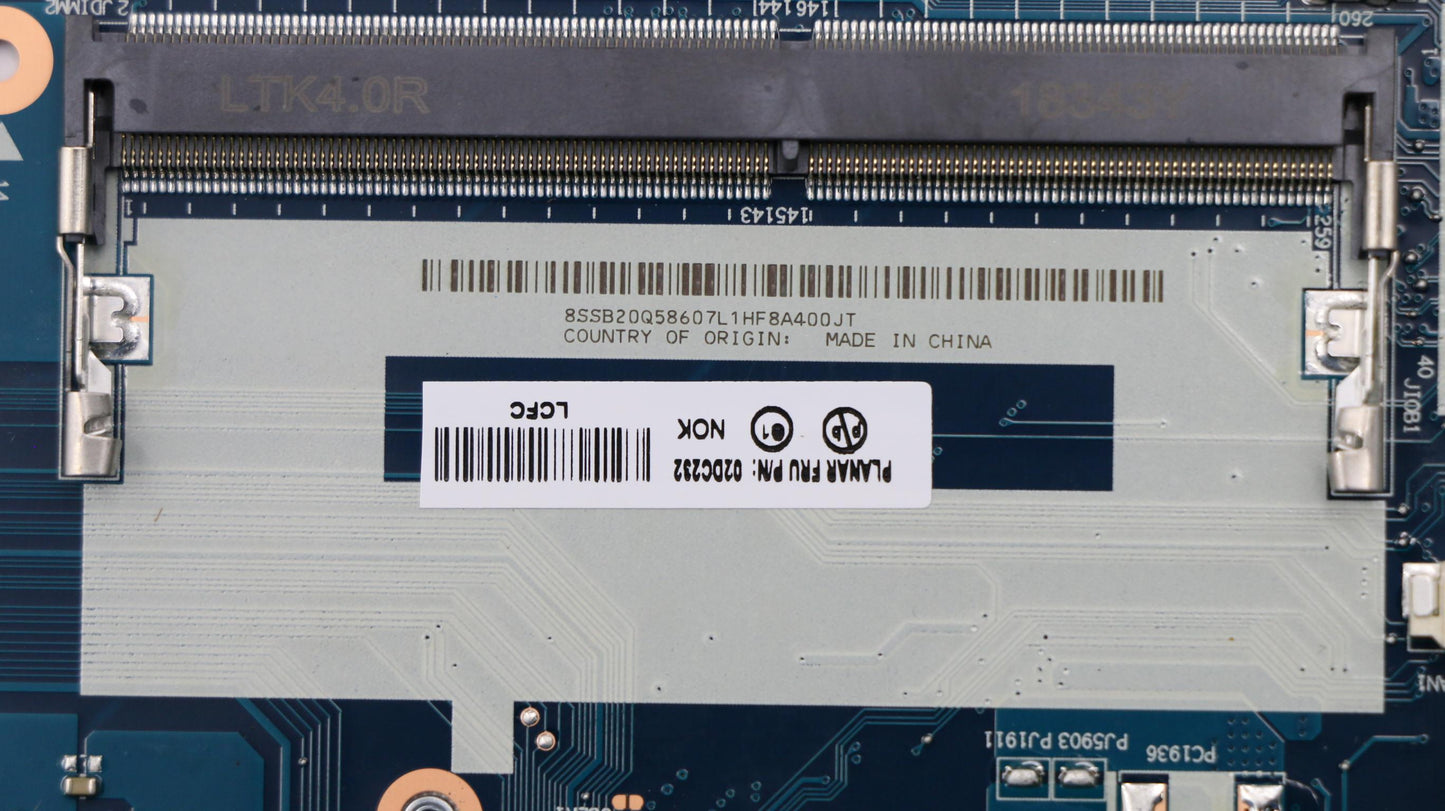 Lenovo System Board Planar Motherboar - 02DC232