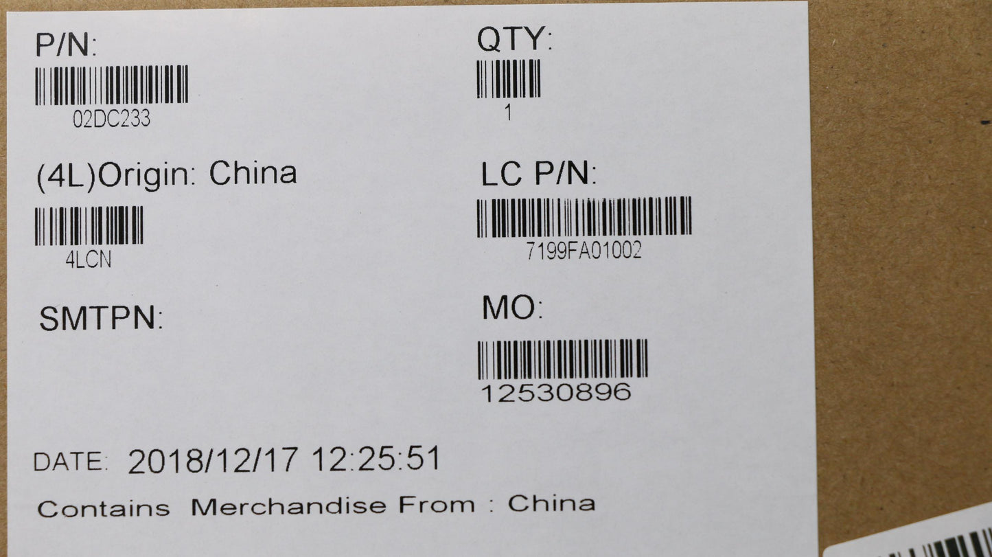 Lenovo System Board Planar Motherboar - 02DC233