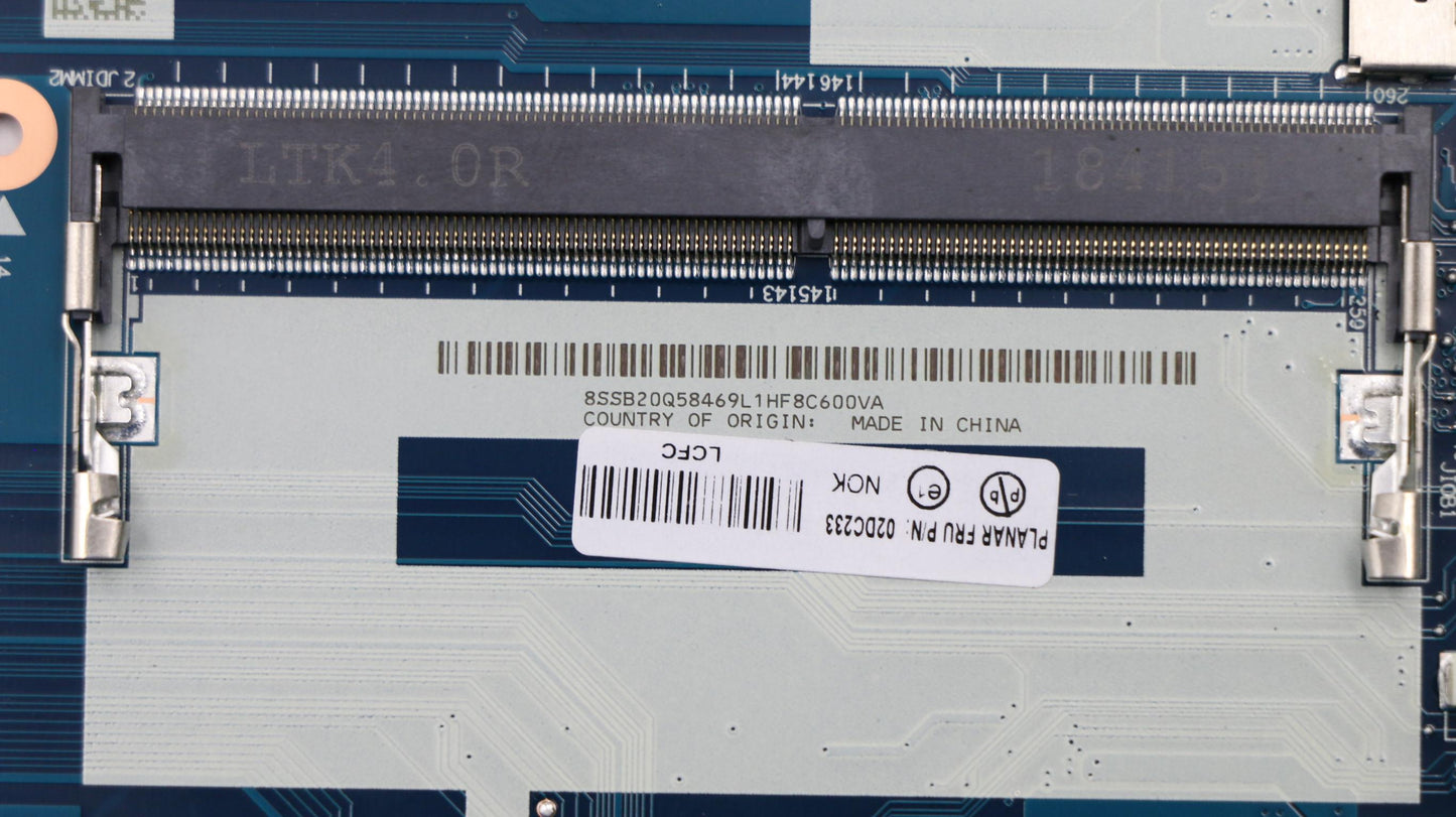 Lenovo System Board Planar Motherboar - 02DC233
