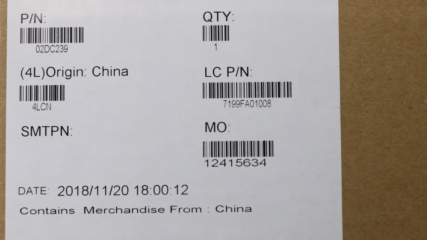 Lenovo System Board Planar Motherboar - 02DC239
