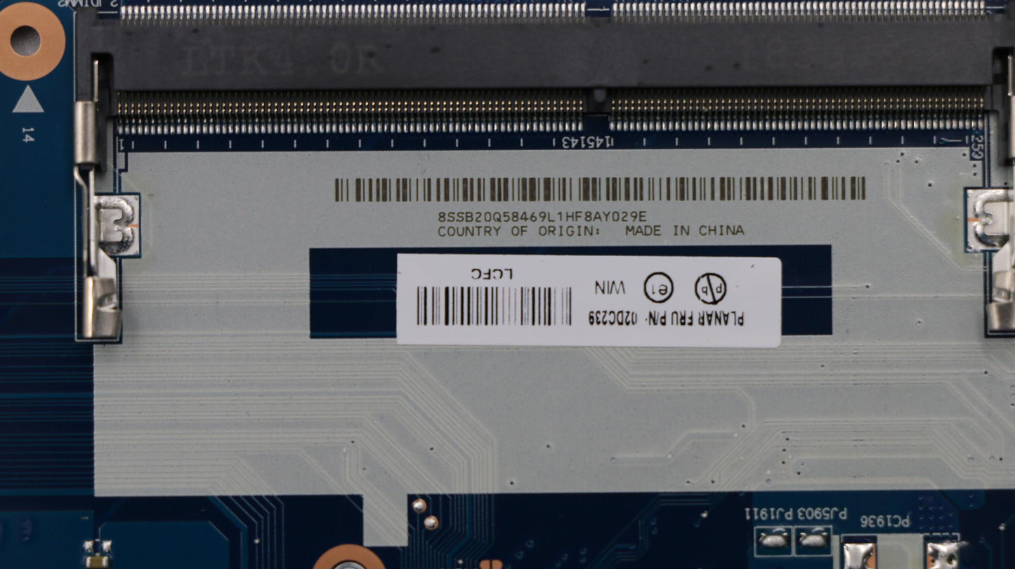 Lenovo System Board Planar Motherboar - 02DC239