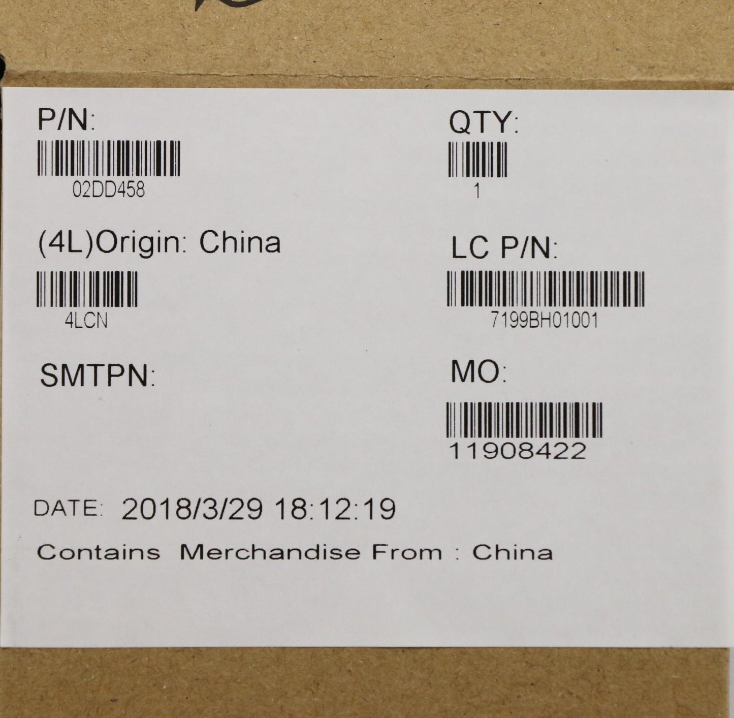 Lenovo No Mic Small Board - 02DD458