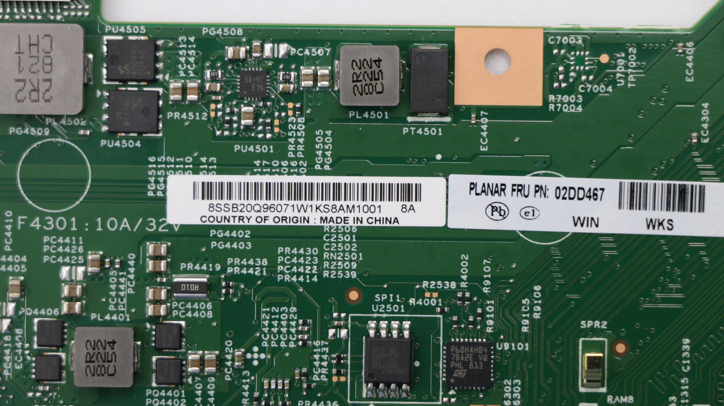 Lenovo System Board Planar Motherboar - 02DD467