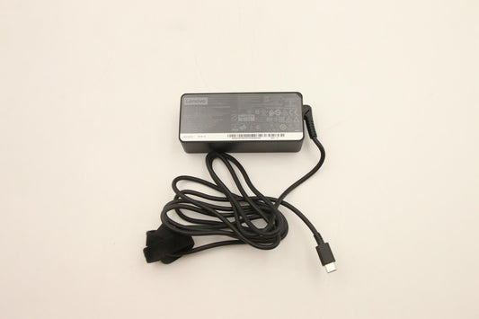 Lenovo (02DL124) 65W Type-C AC Adapter, 3-Prong, Black