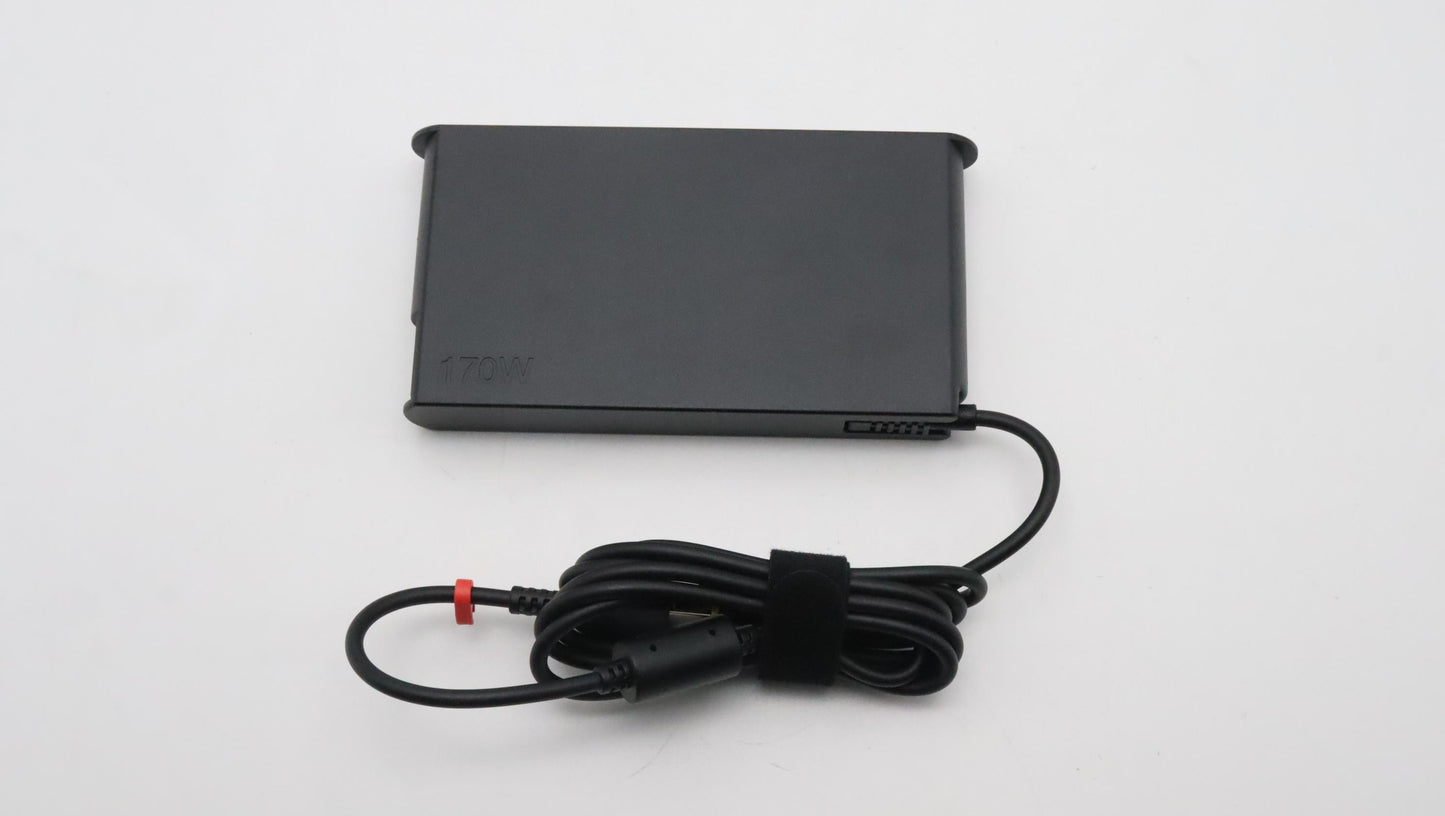 Lenovo (02DL136) AC Adapter, Rectangle, 170W, 3-Prong, Black