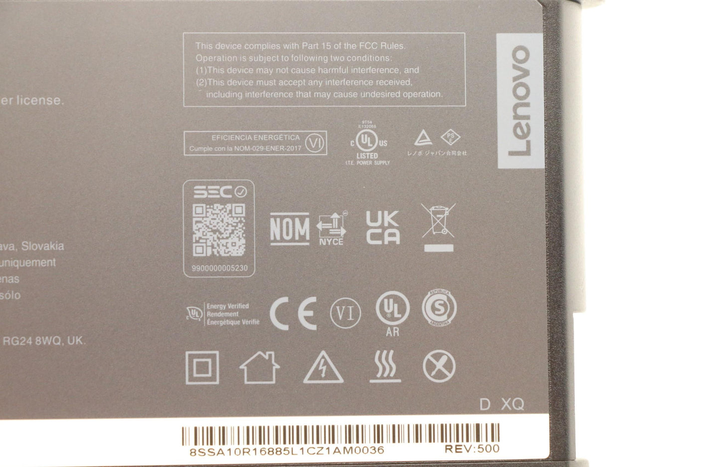 Lenovo (02DL139) AC_ADAPTER, Rectangle, 170W, 2P, Black