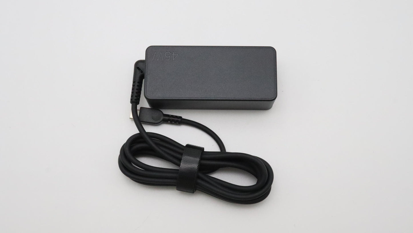 Lenovo (02DL147) AC Adapter, Type-C, 45W, 3-Pin, Black