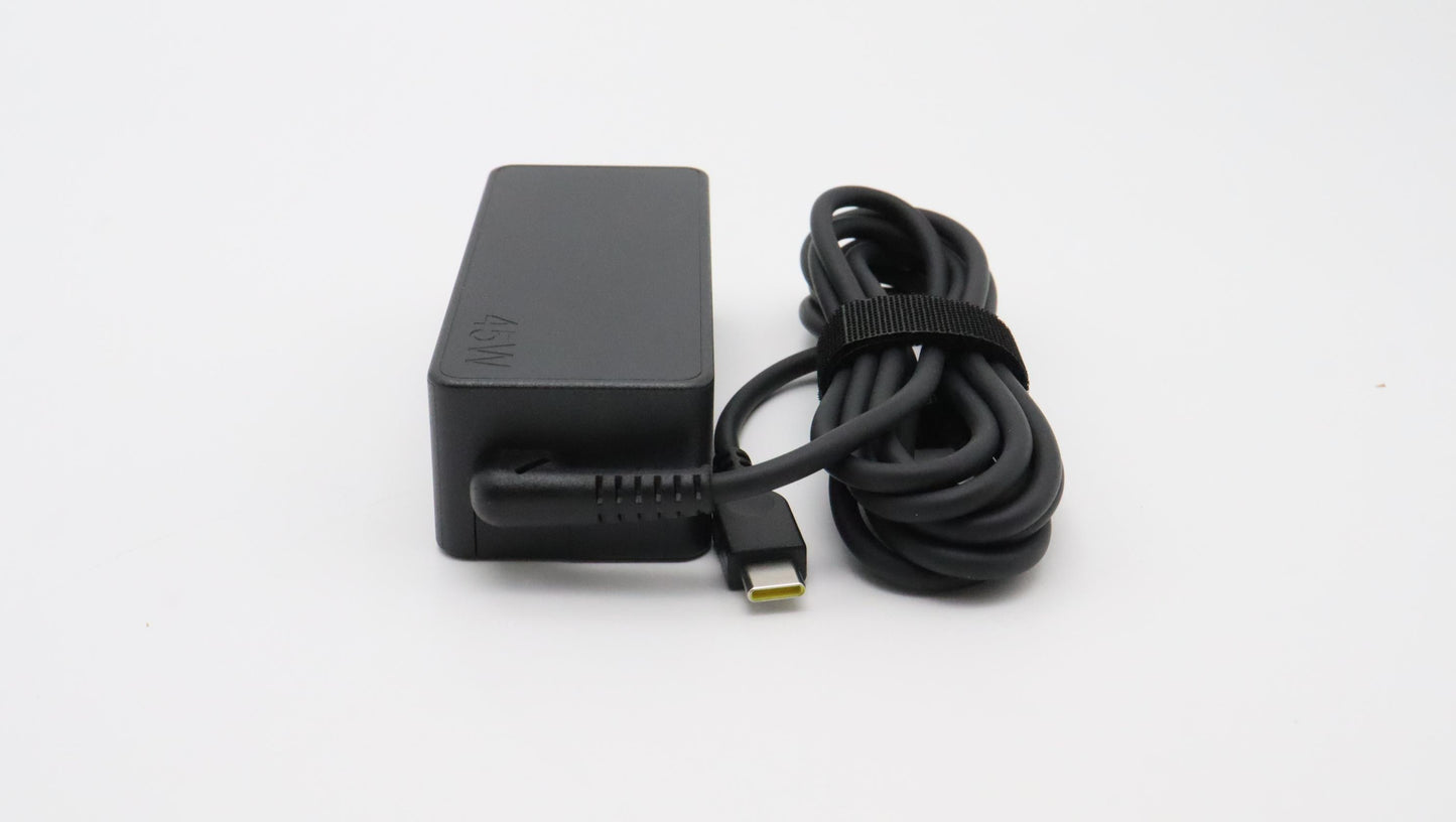 Lenovo (02DL147) AC Adapter, Type-C, 45W, 3-Pin, Black