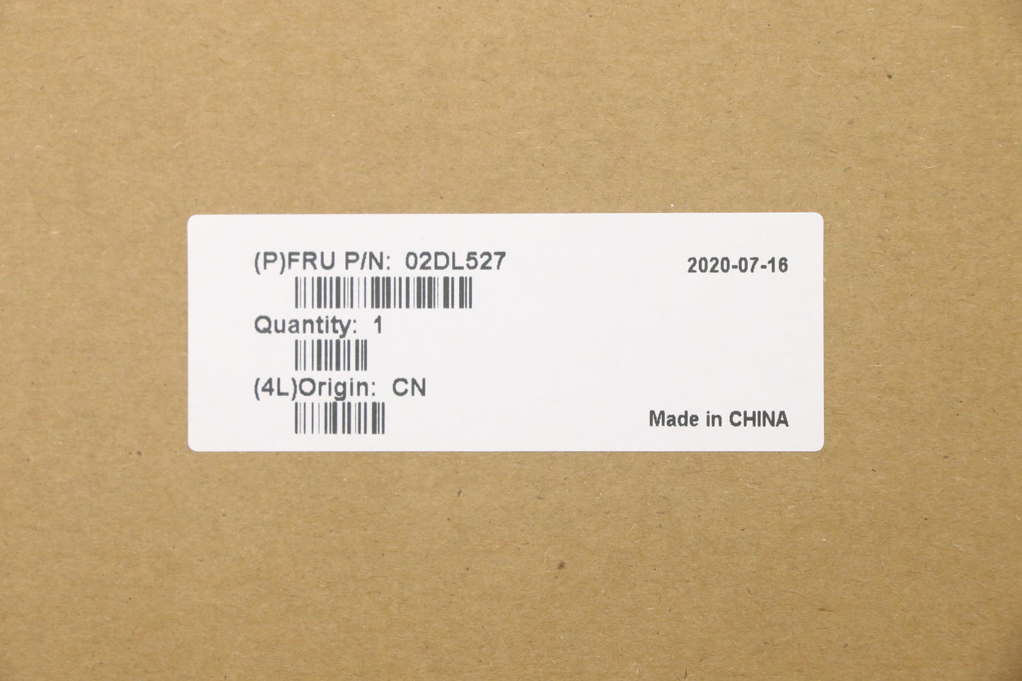 Lenovo Carling P40 Fru Label Kit - 02DL527