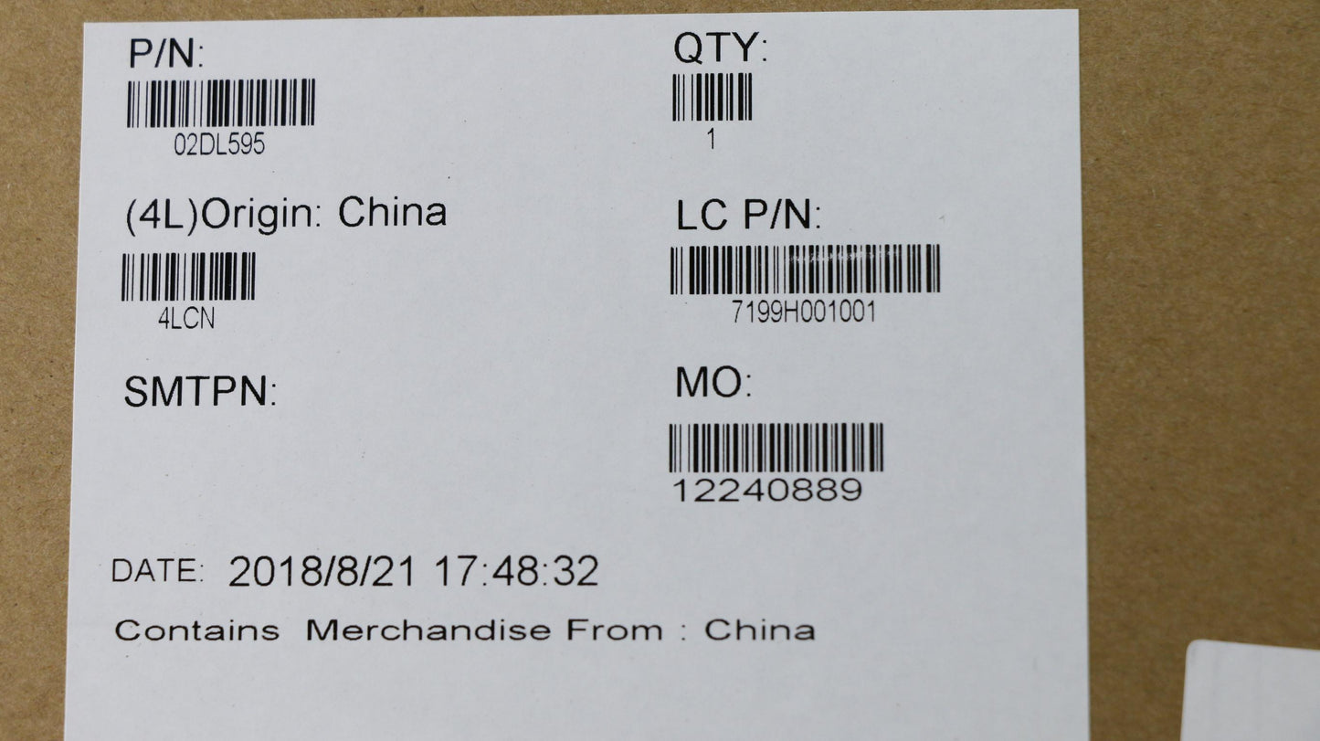 Lenovo Win I76820Hq M1200M Yamtytpmyr - 02DL595