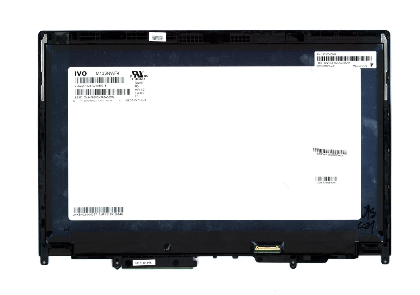 Lenovo Touch Assy Fhd Lbivo Wo Cam Bl - 02DL619