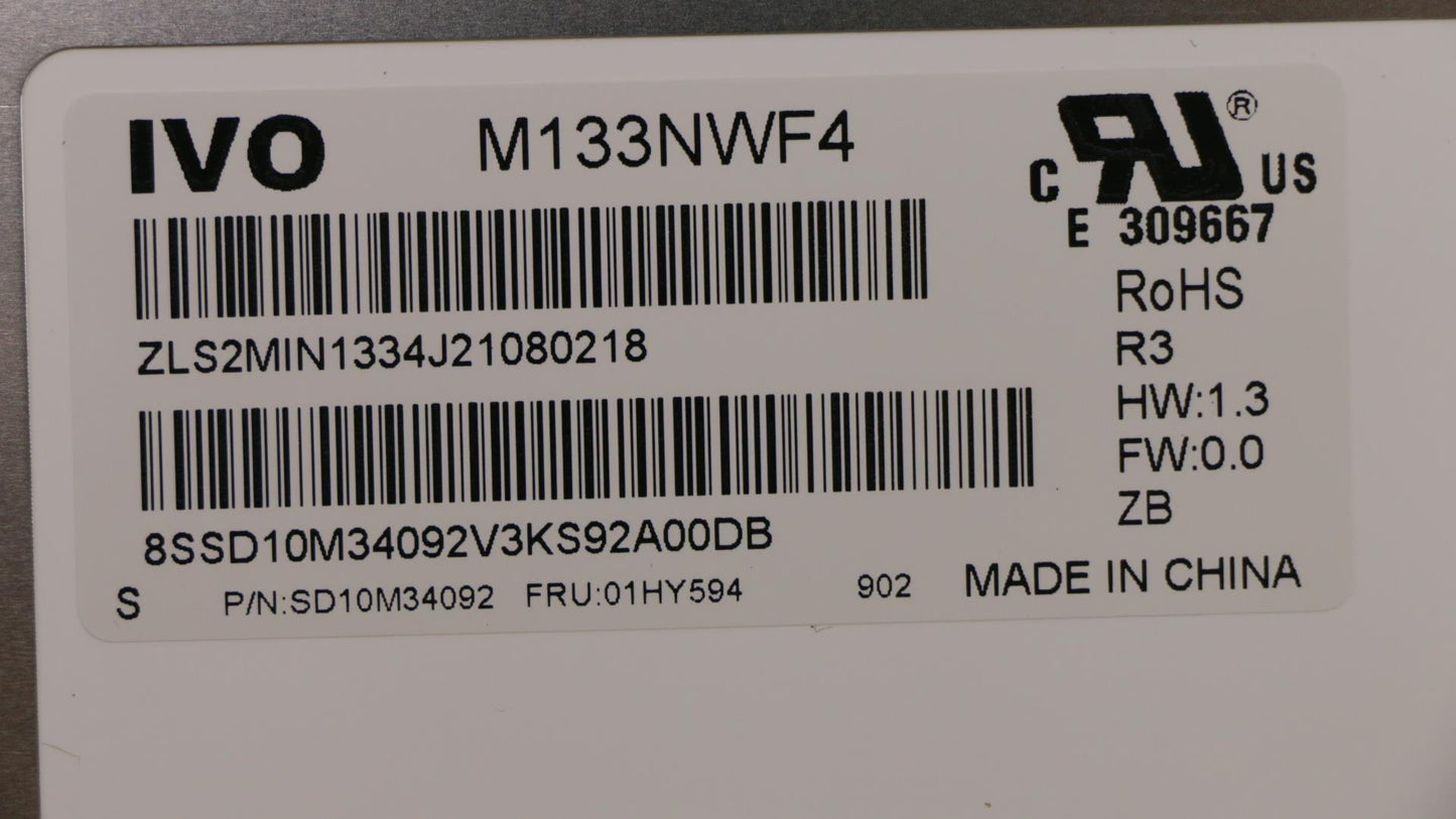 Lenovo Touch Assy Fhd Lbivo Wo Cam Bl - 02DL619