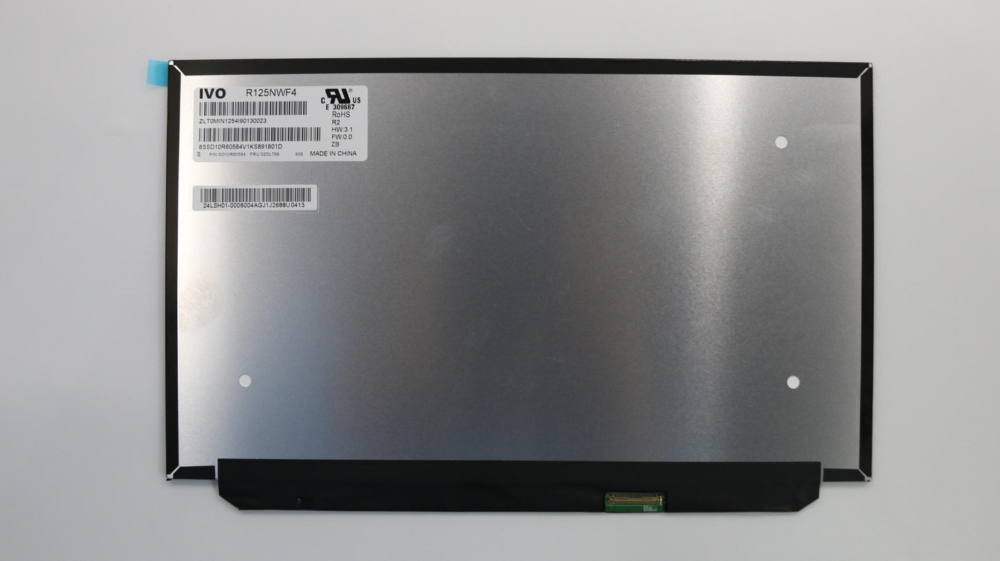 Lenovo 02DL768 Display 12.5 3.0Tfhdipsag Once