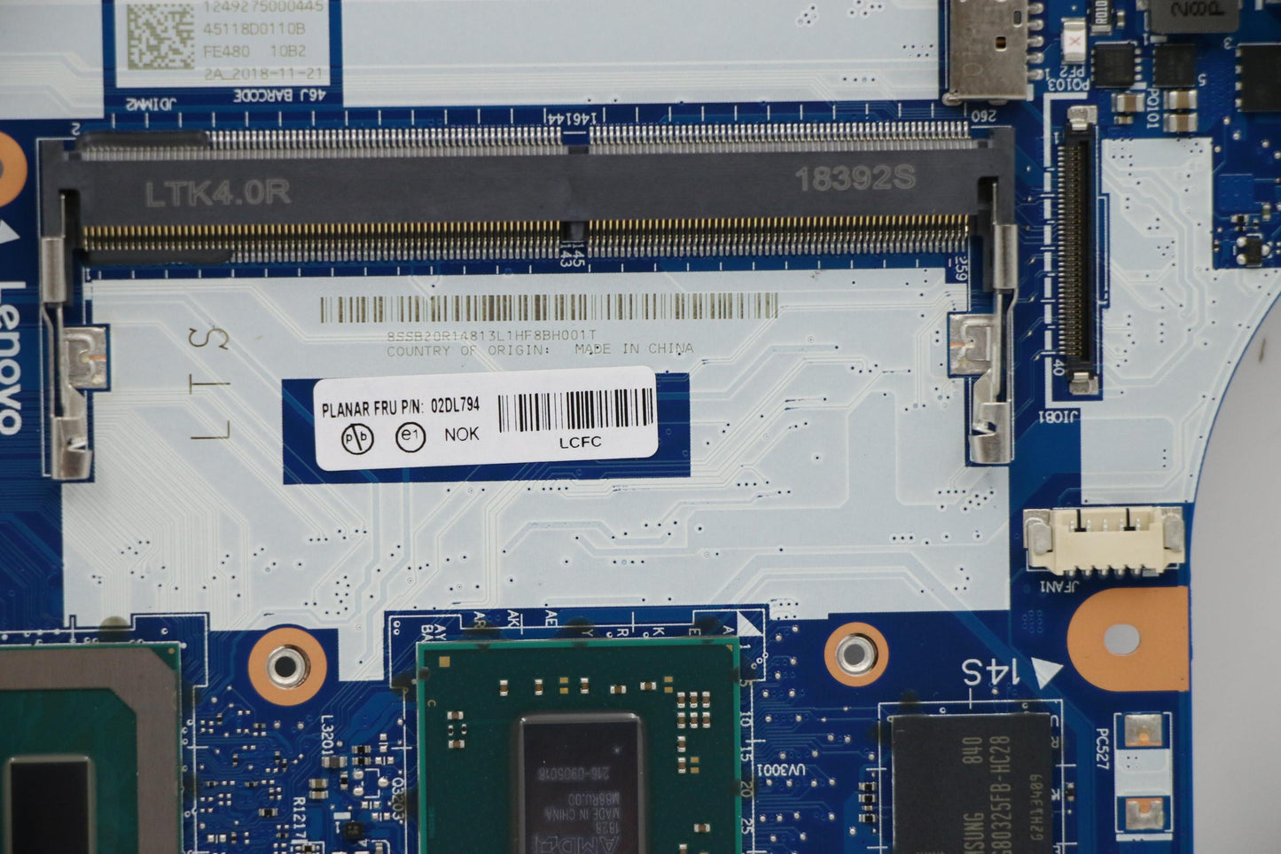 Lenovo Fe480 Mb Dis I5-8265U P1-50V2G - 02DL794