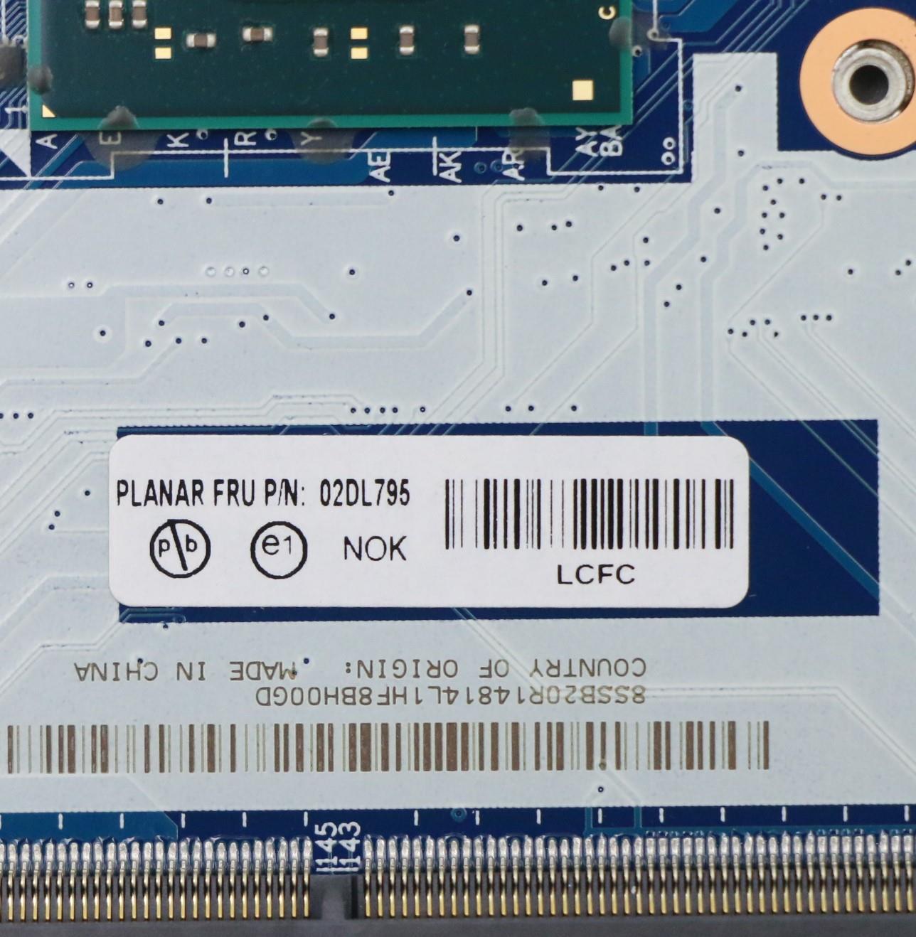 Lenovo Fe480 Mb Dis I7-8565U P1-50V2G - 02DL795