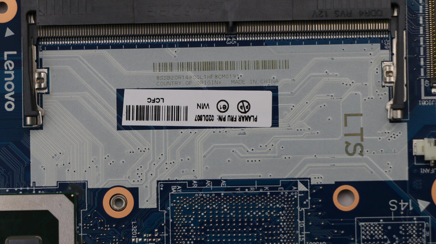 Lenovo Fe590 Mb Uma I7-8565U Iuhdg Wi - 02DL807
