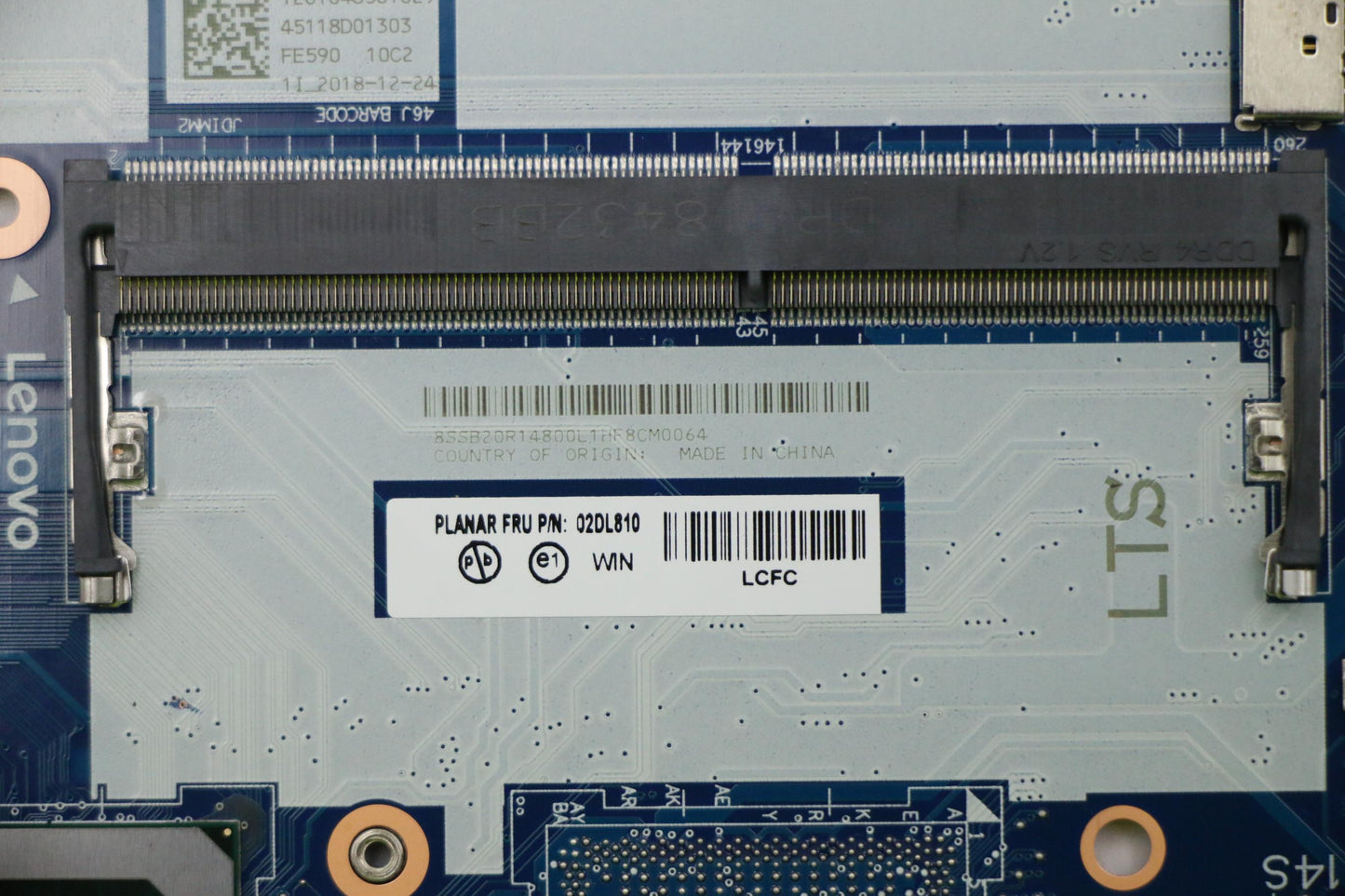 Lenovo Fe590 Mb Uma I7-8565U Iuhdg Wi - 02DL810