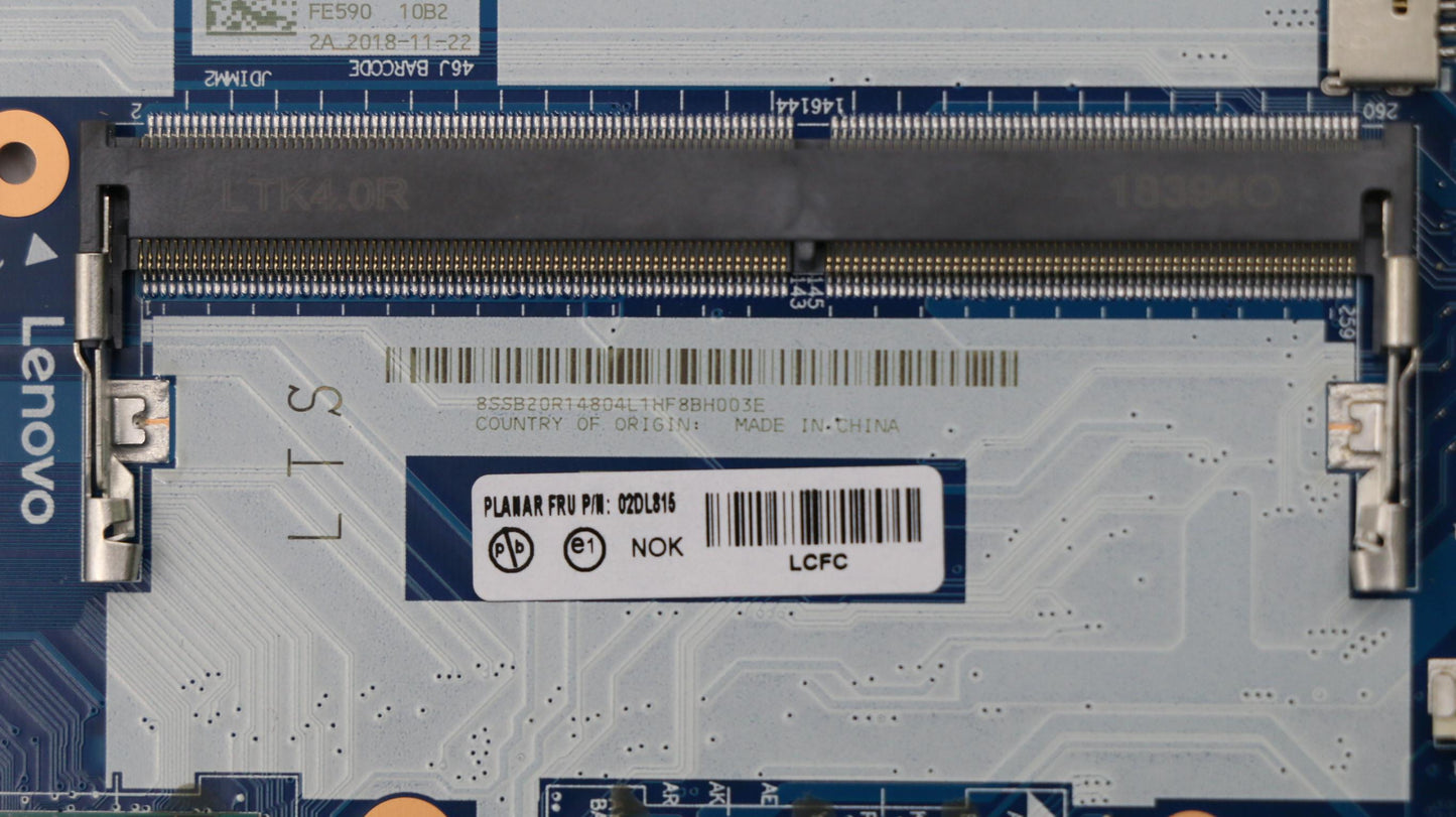 Lenovo Fe590 Mb I7-8565U P1-70V2G Nok - 02DL815