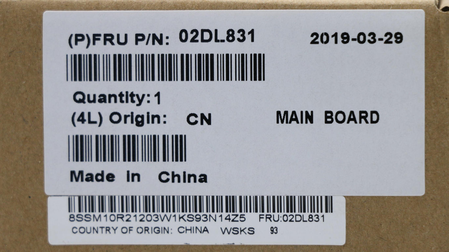 Lenovo Mb I5-8265U Nvp Y-Tpm Win Lkl- - 02DL831