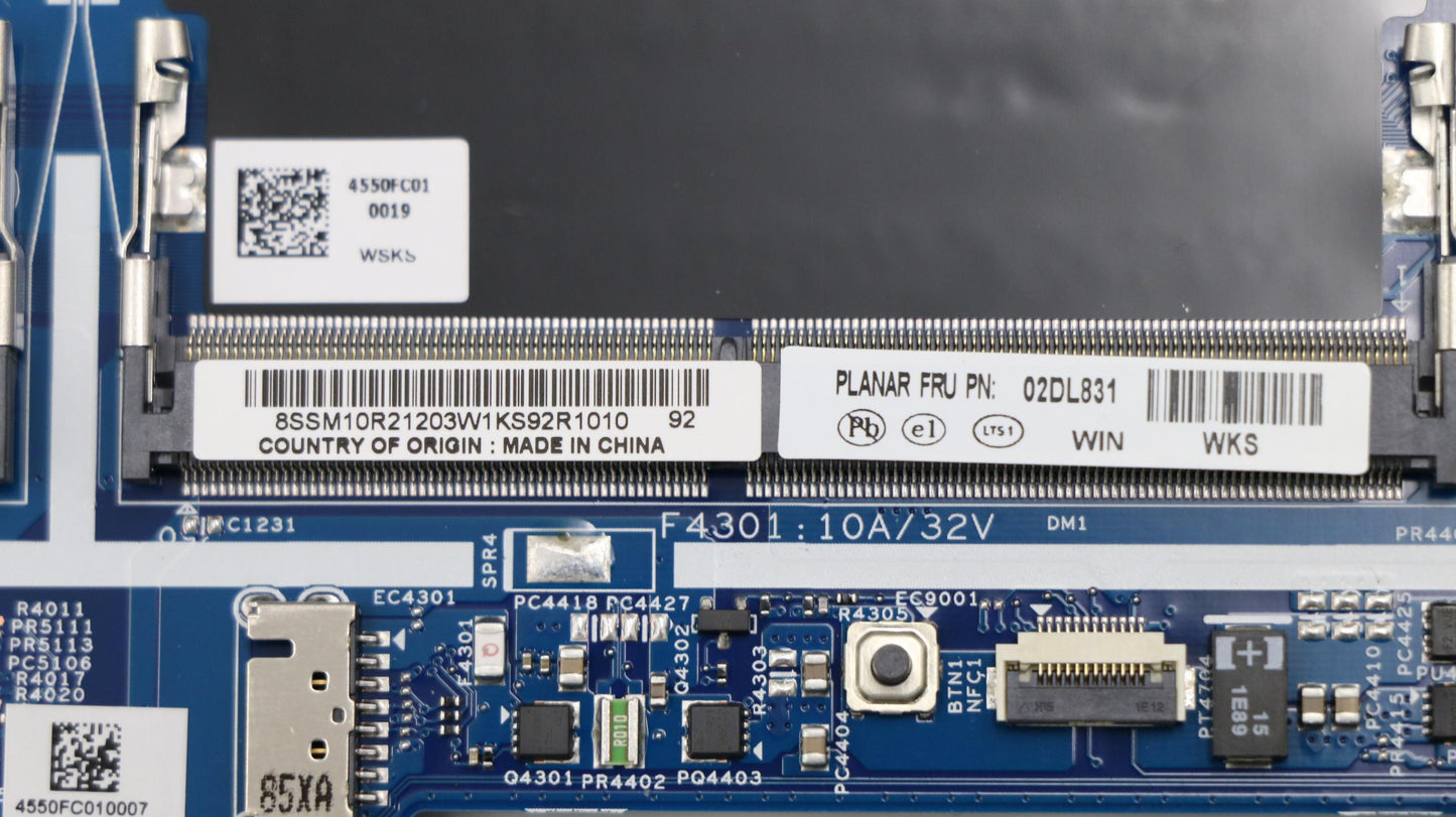 Lenovo Mb I5-8265U Nvp Y-Tpm Win Lkl- - 02DL831