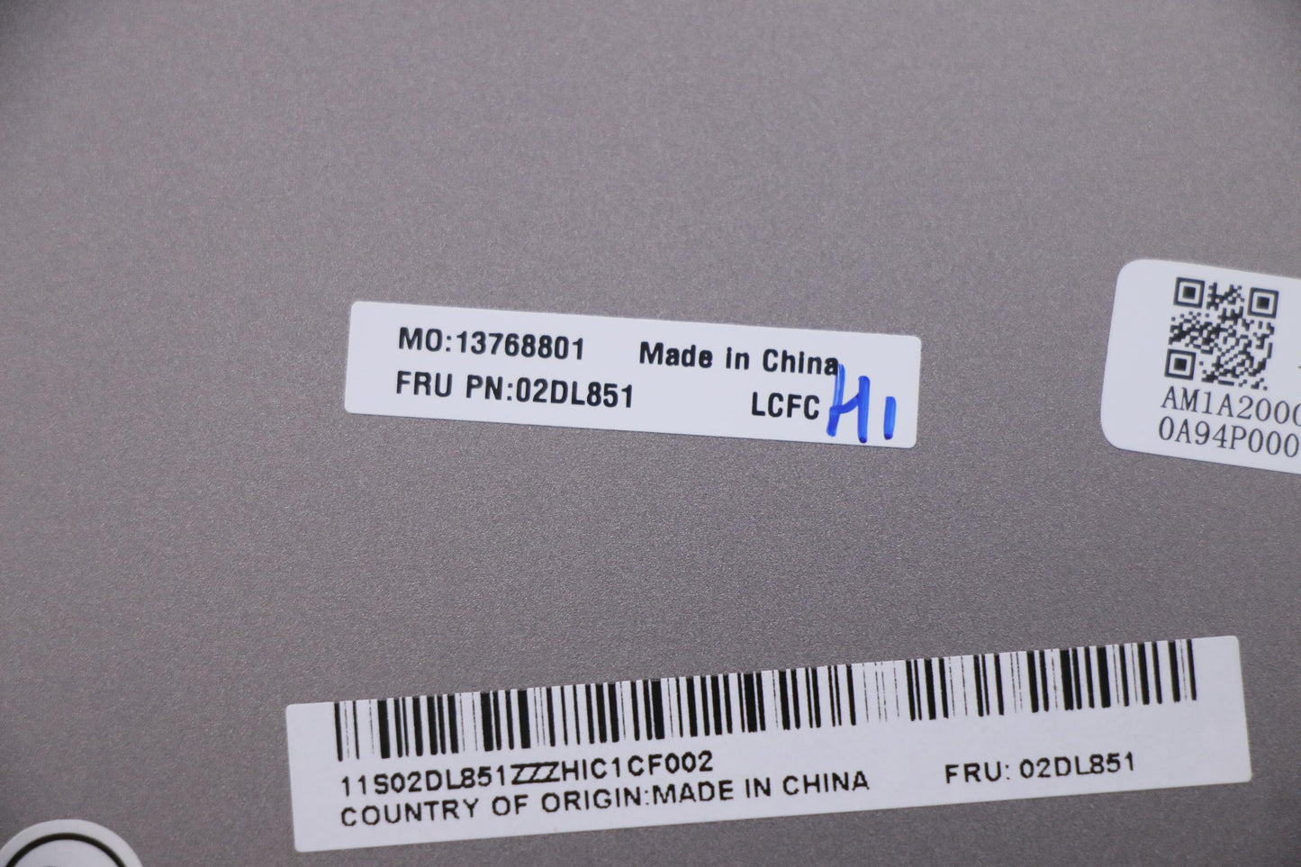 Lenovo A Cover Sub Assy Sl - 02DL851