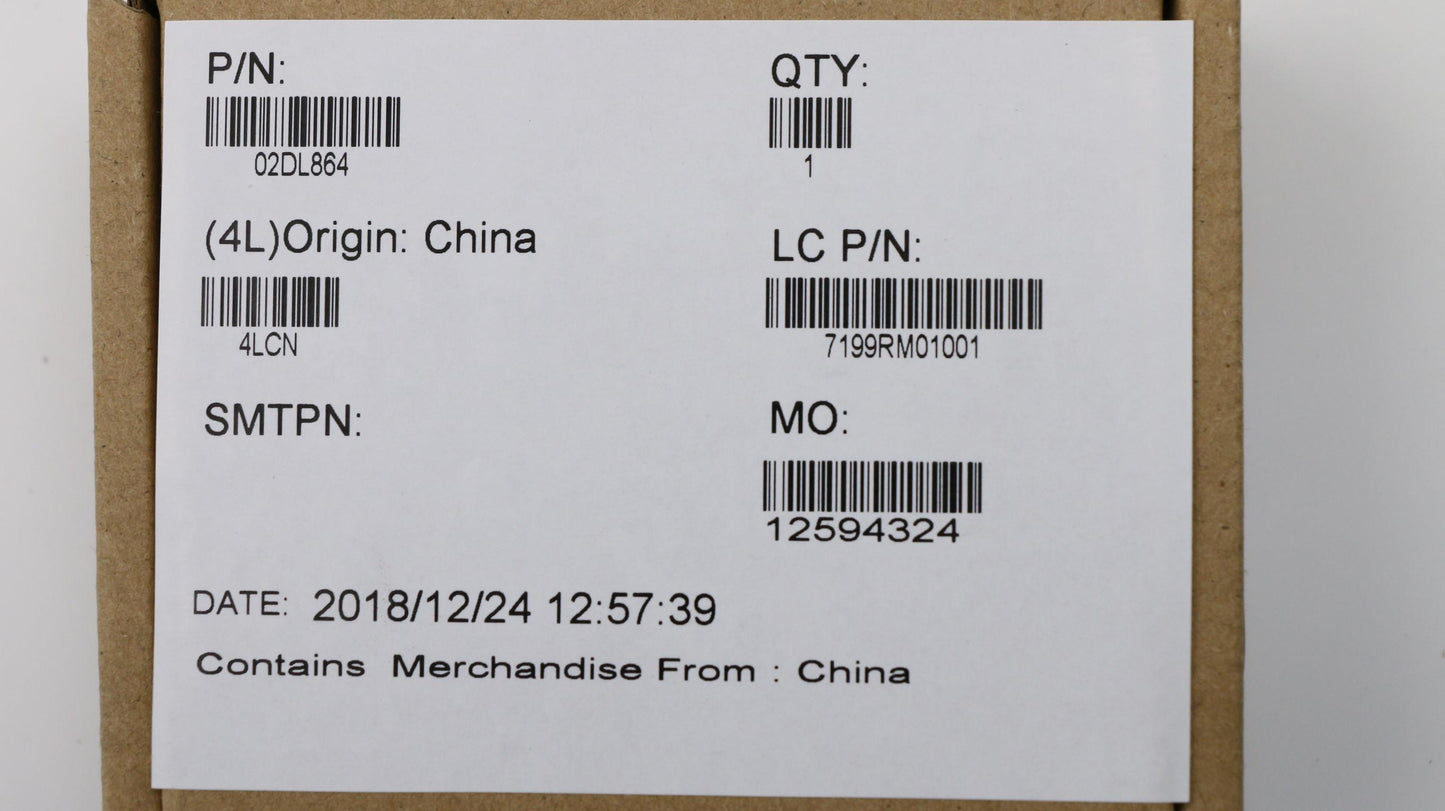 Lenovo Label_Model_Name_Mylar - 02DL864