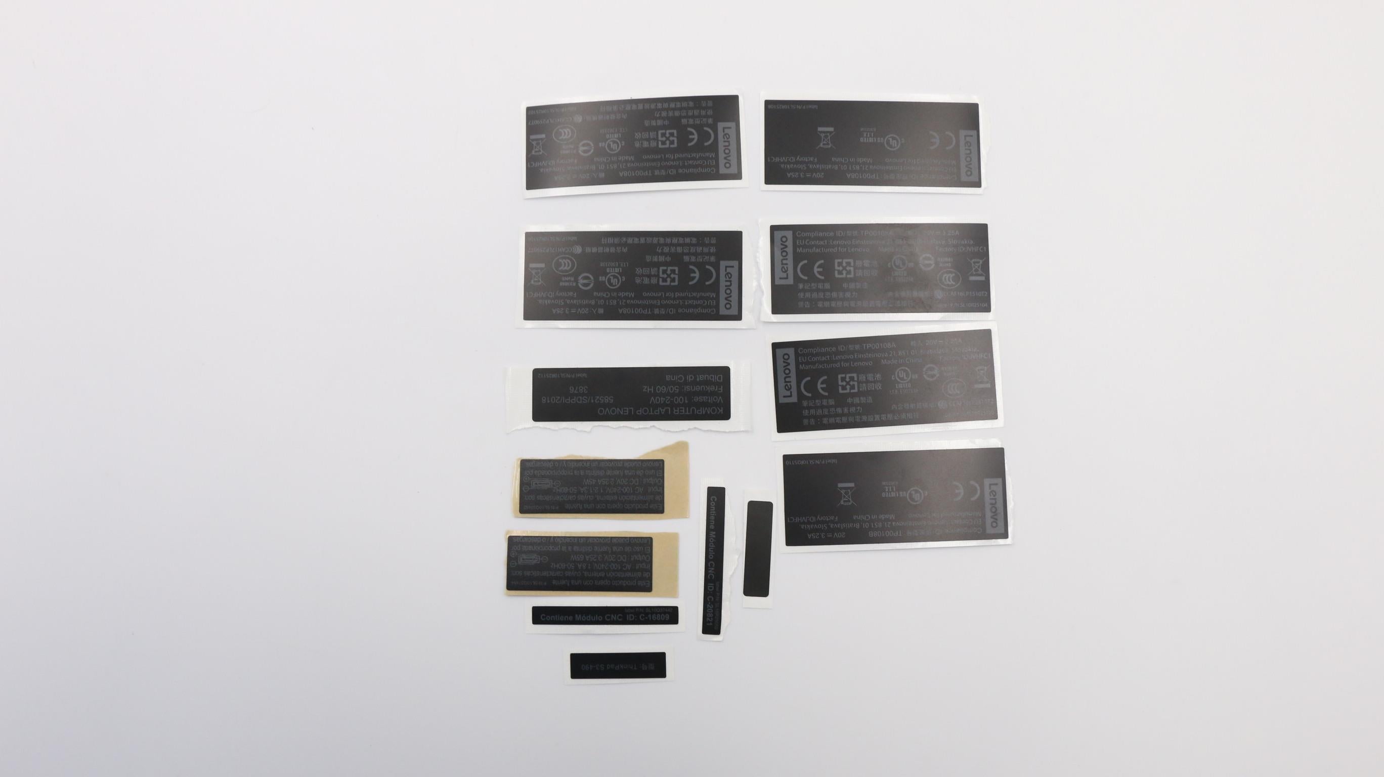 Lenovo Geo Label Kits,Black - 02DL912– LenovoPart